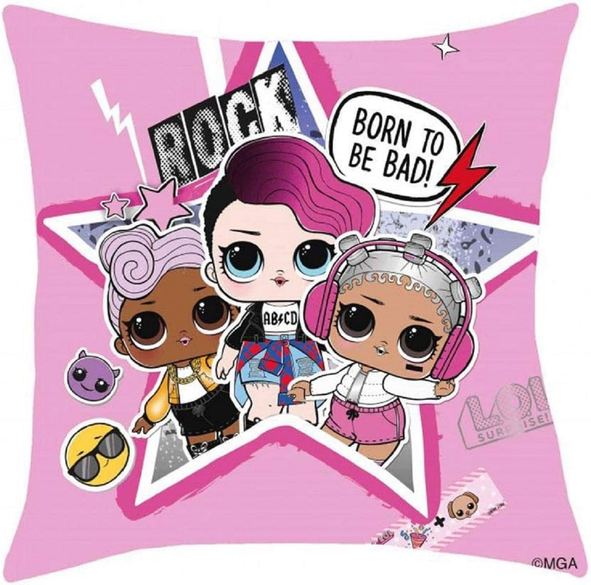 LOL Surprise Dekokissen Kuschelkissen (1 Stk.) 40 x 40 cm aus Polyester