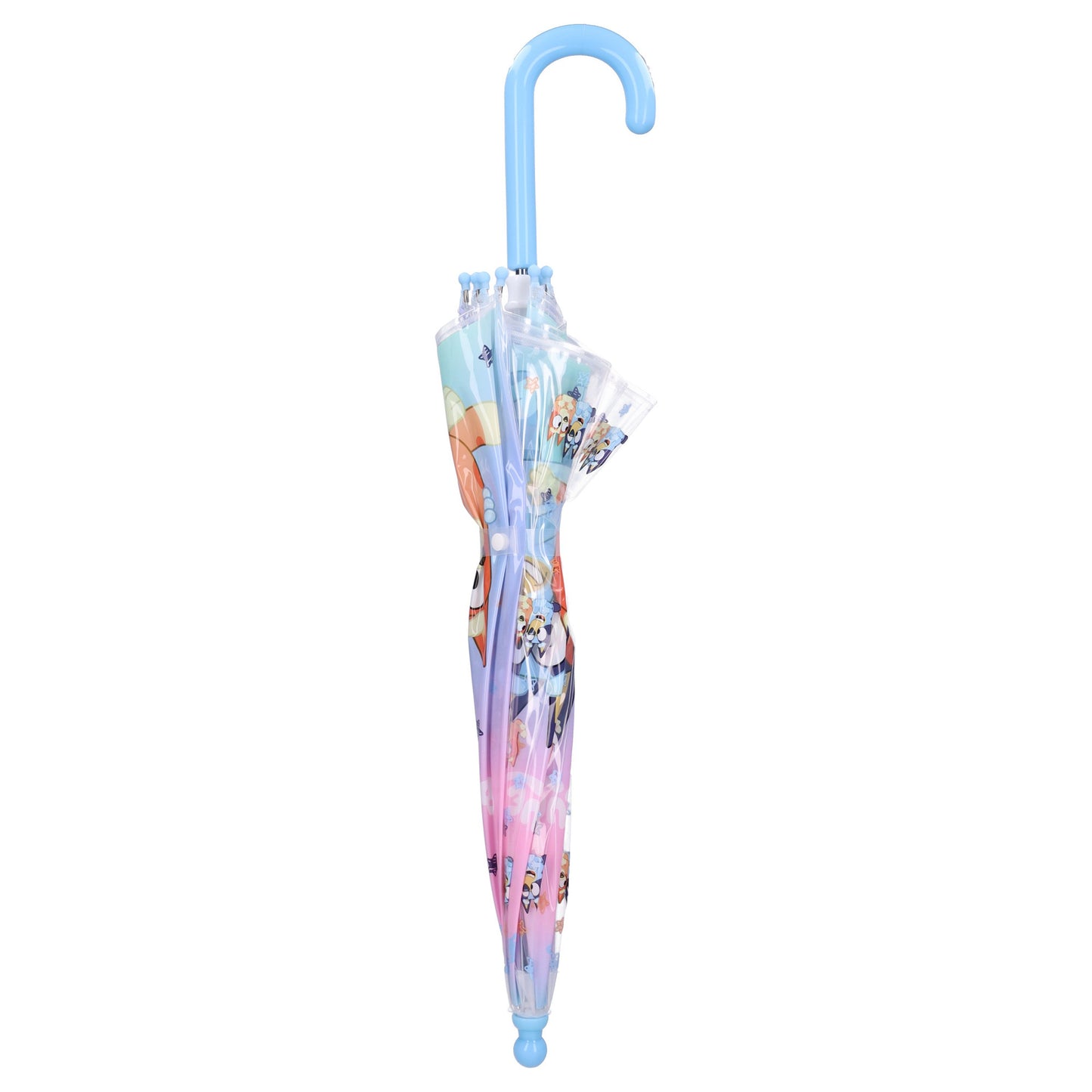 Bluey Rainy Days Ø 71 cm Kinderregenschirm mit Bluey und Bingo Motiv für Kinder