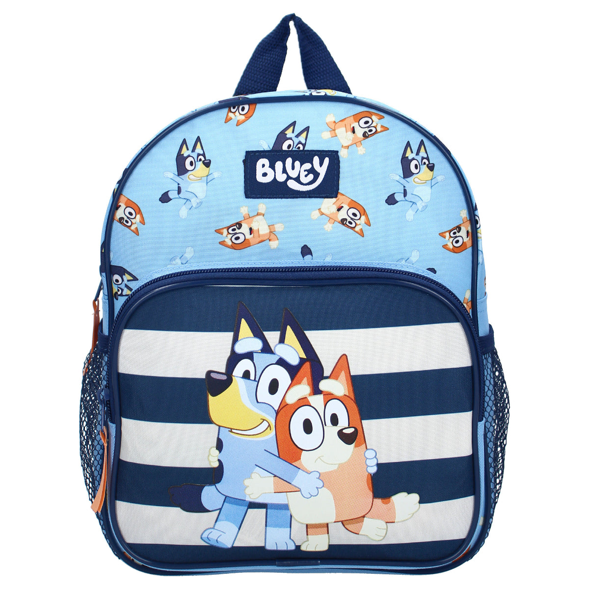 Bluey Schulrucksack Kinder – Tasche mit 2 Fächern & Seitenfächern