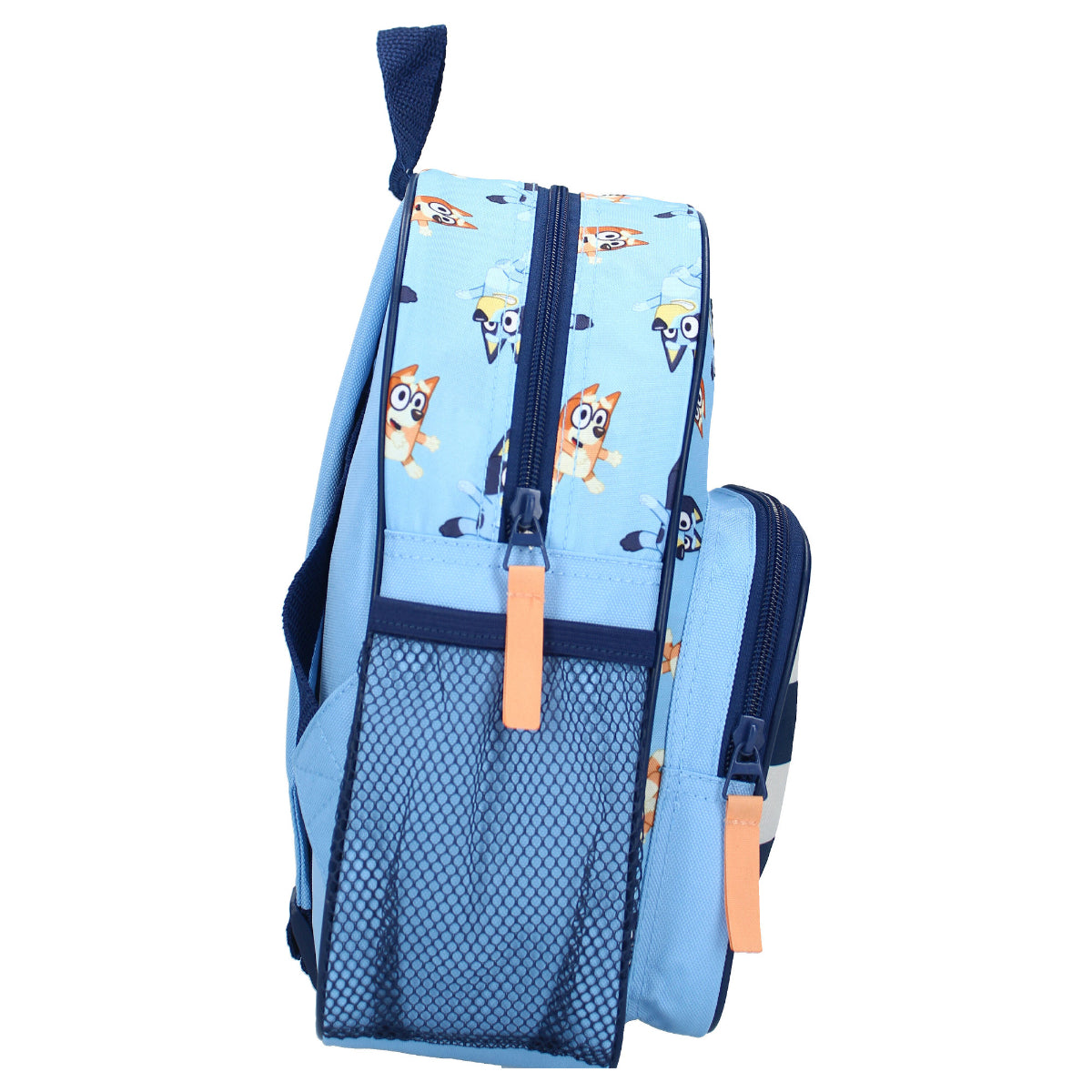 Bluey Schulrucksack Kinder – Tasche mit 2 Fächern & Seitenfächern