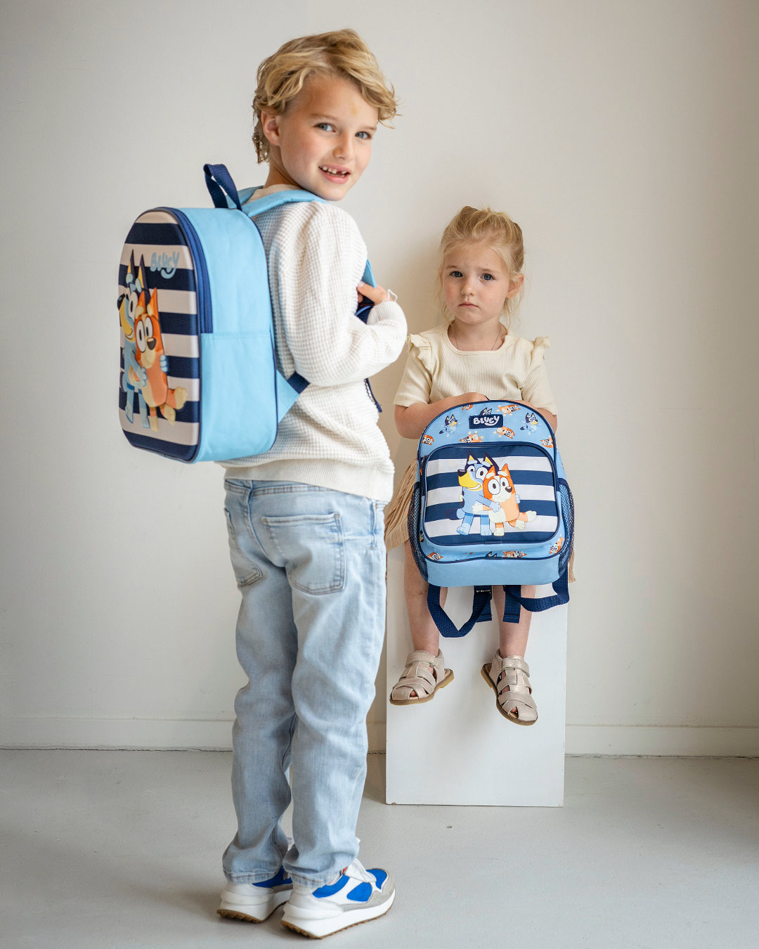 Bluey 3D Rucksack – Ideal für die Schule und Freizeit Schulrucksack mit Bluey-Motiven