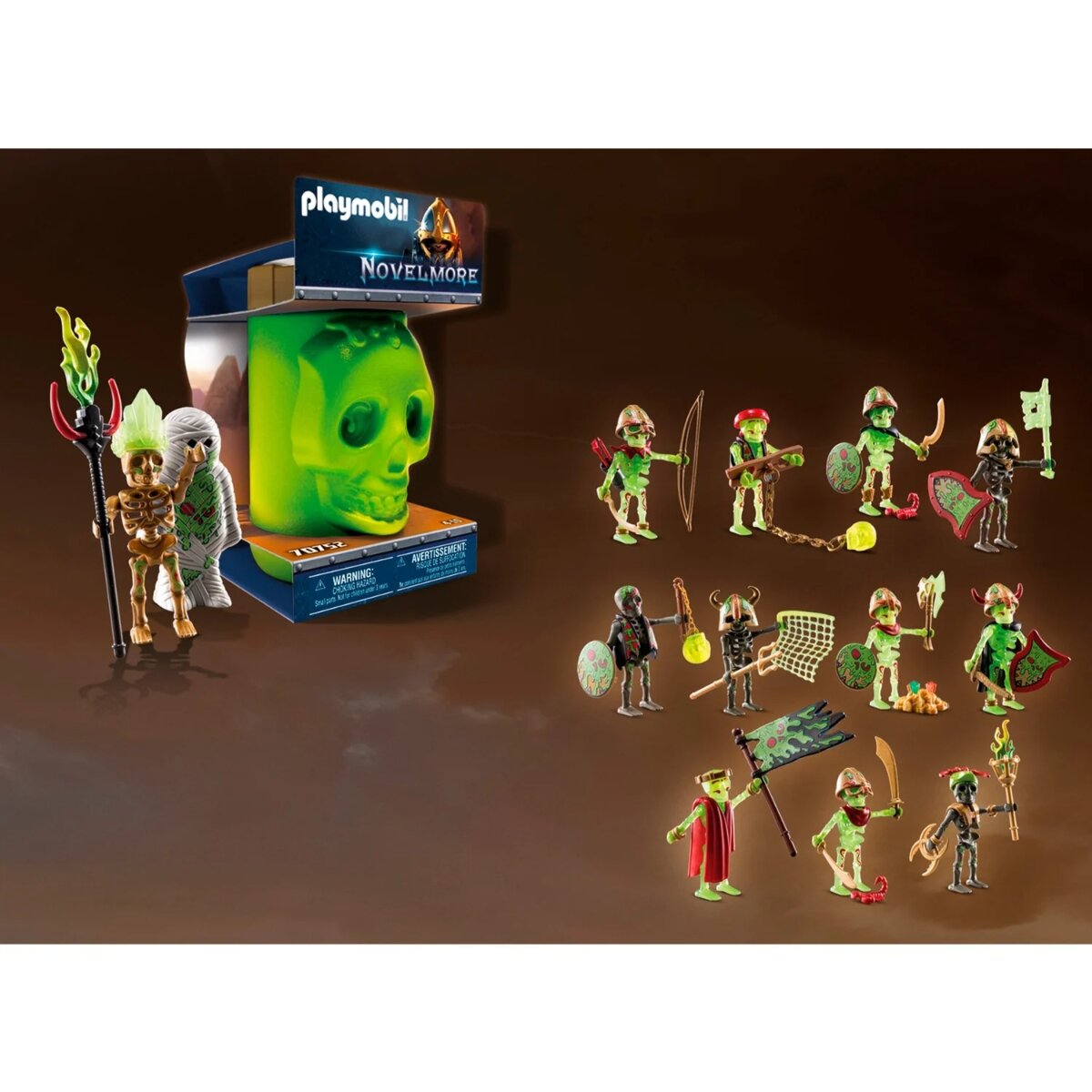 PLAYMOBIL Skelettarmee Tempel – Action Set mit Fallen & Schatz
