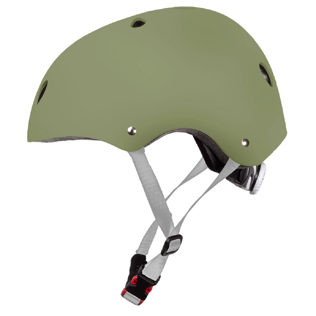 7-Brand Sporthelm Army Grün Sicher & Leicht für Fahrrad & Skaten 52-56 cm