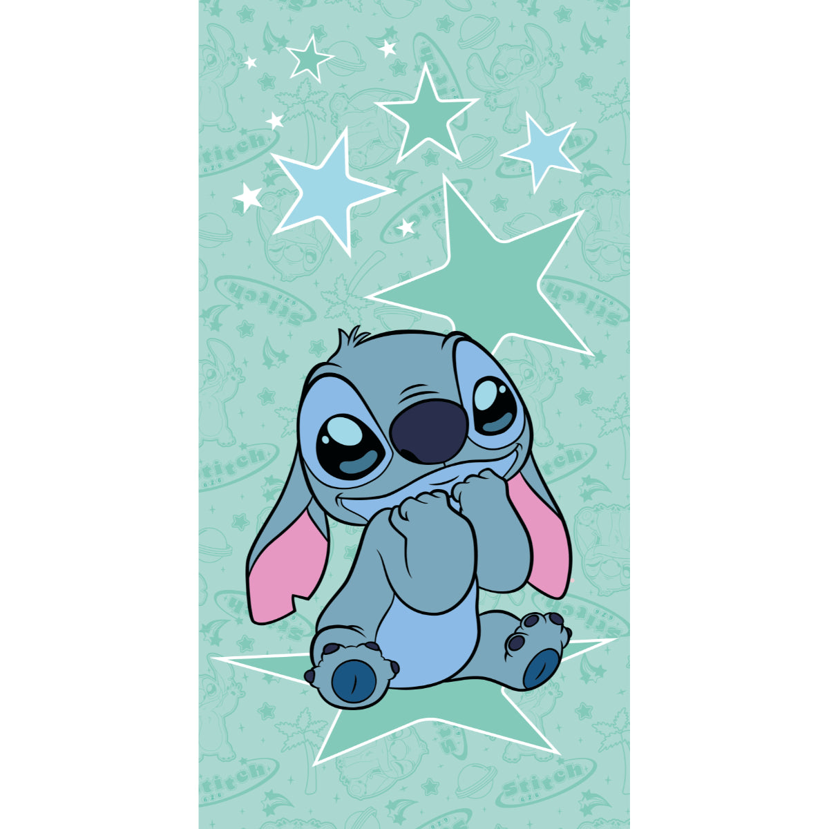 Disney Lilo & Stitch Starstitch Strandtuch Badetuch 70×140 cm Baumwolle