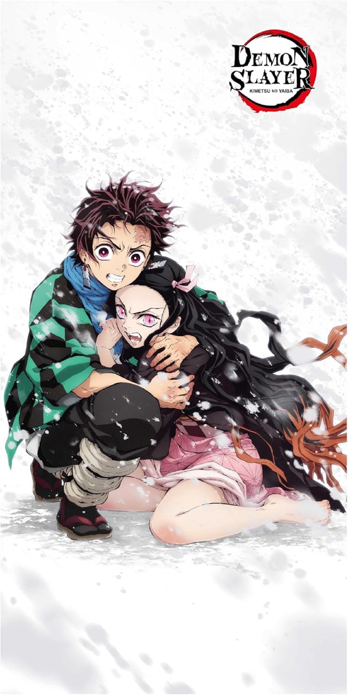 Demon Slayer Handtuch 70x140 cm Baumwolle weich Badetuch saugfähig Duschtuch