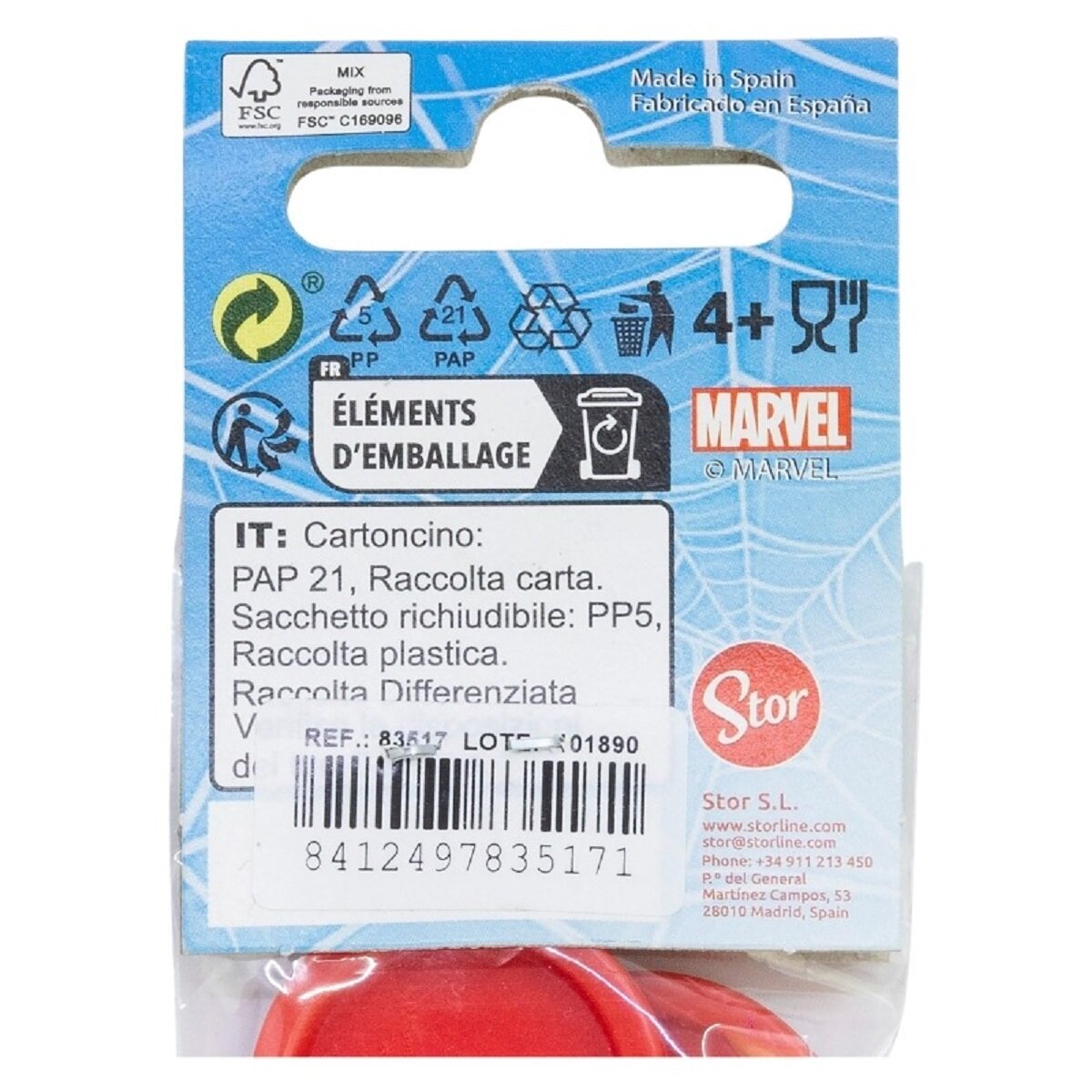 Spiderman Kinderbesteck Set 2-teilig – Löffel & Gabel mit Motivgriffen