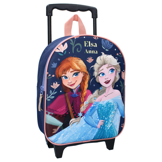 Disney Frozen 3D Schulrucksack Mädchen Trolley-Ranzen Arendelle Abenteuer