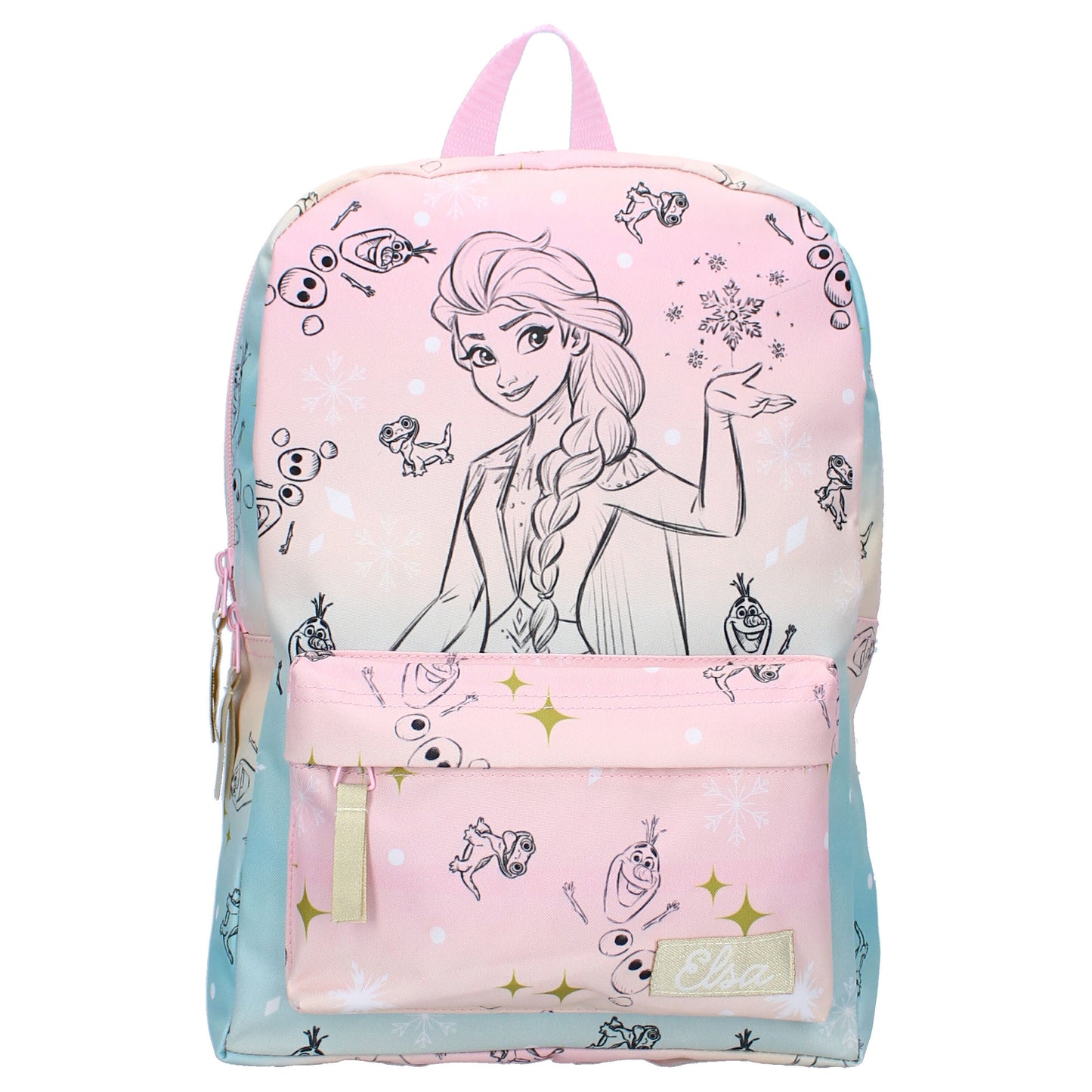 Disney Kinder Rucksack Frozen II – Bunter Schulrucksack mit Elsa & Olaf