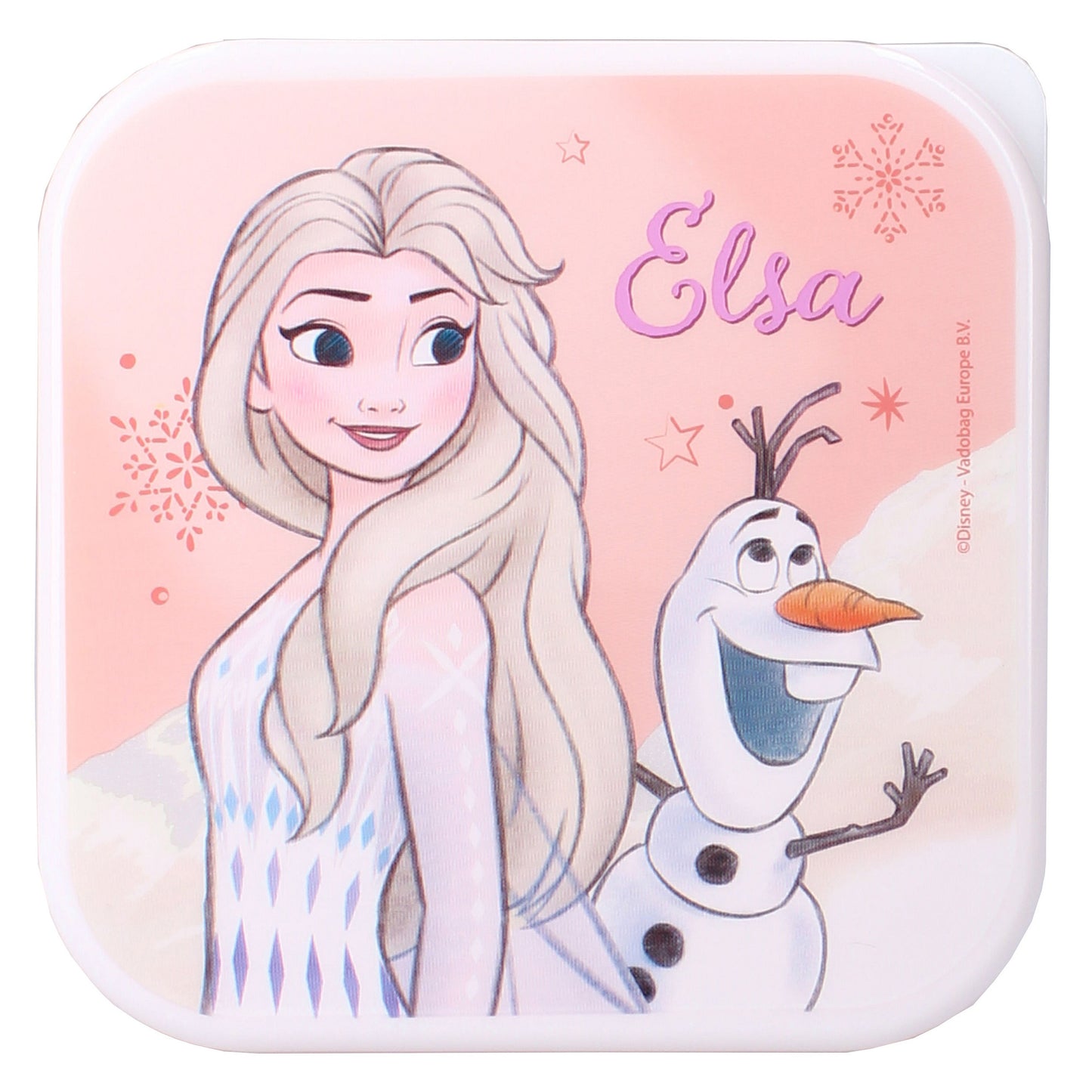 Disney Frozen II Lunchbox Set 3-teilig Brotzeitboxen Mädchen Rosa Lila