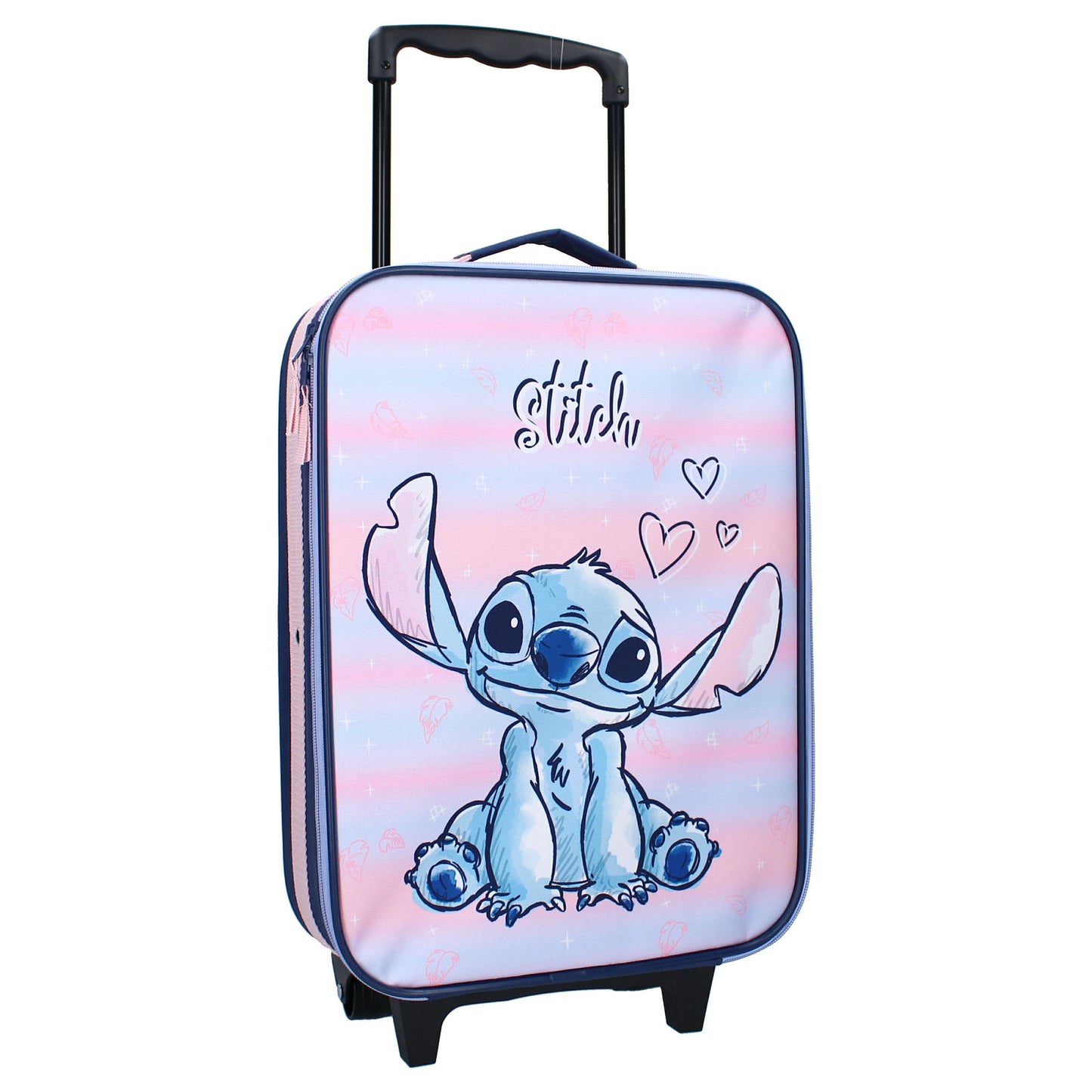 Disney Stitch Trolley Kinder Rollkoffer Koffer mit Griff & Rollen Made to Roll