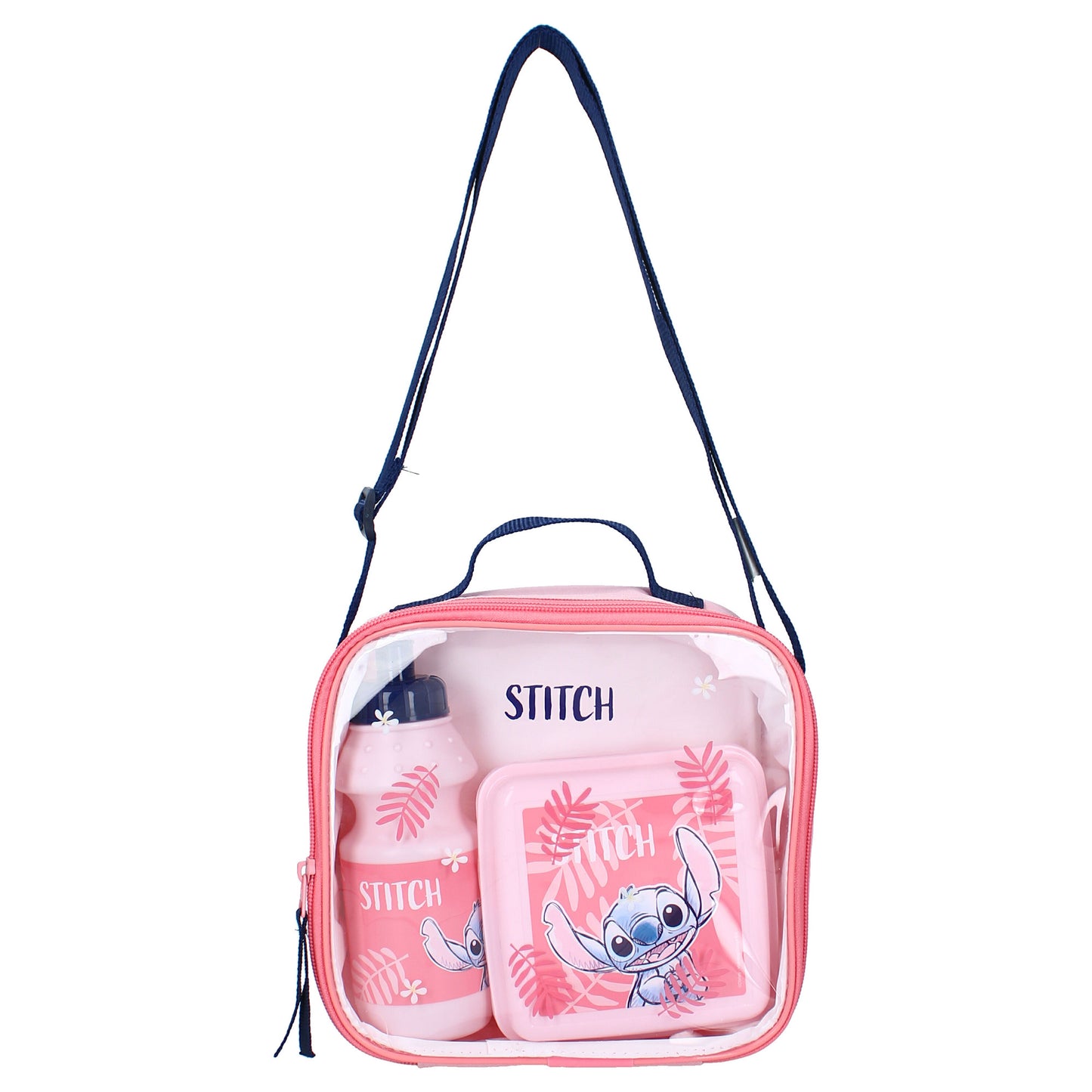 Stitch Lunchtasche Set – 2er Set Lunchbag mit "Squeeze The Day" Design