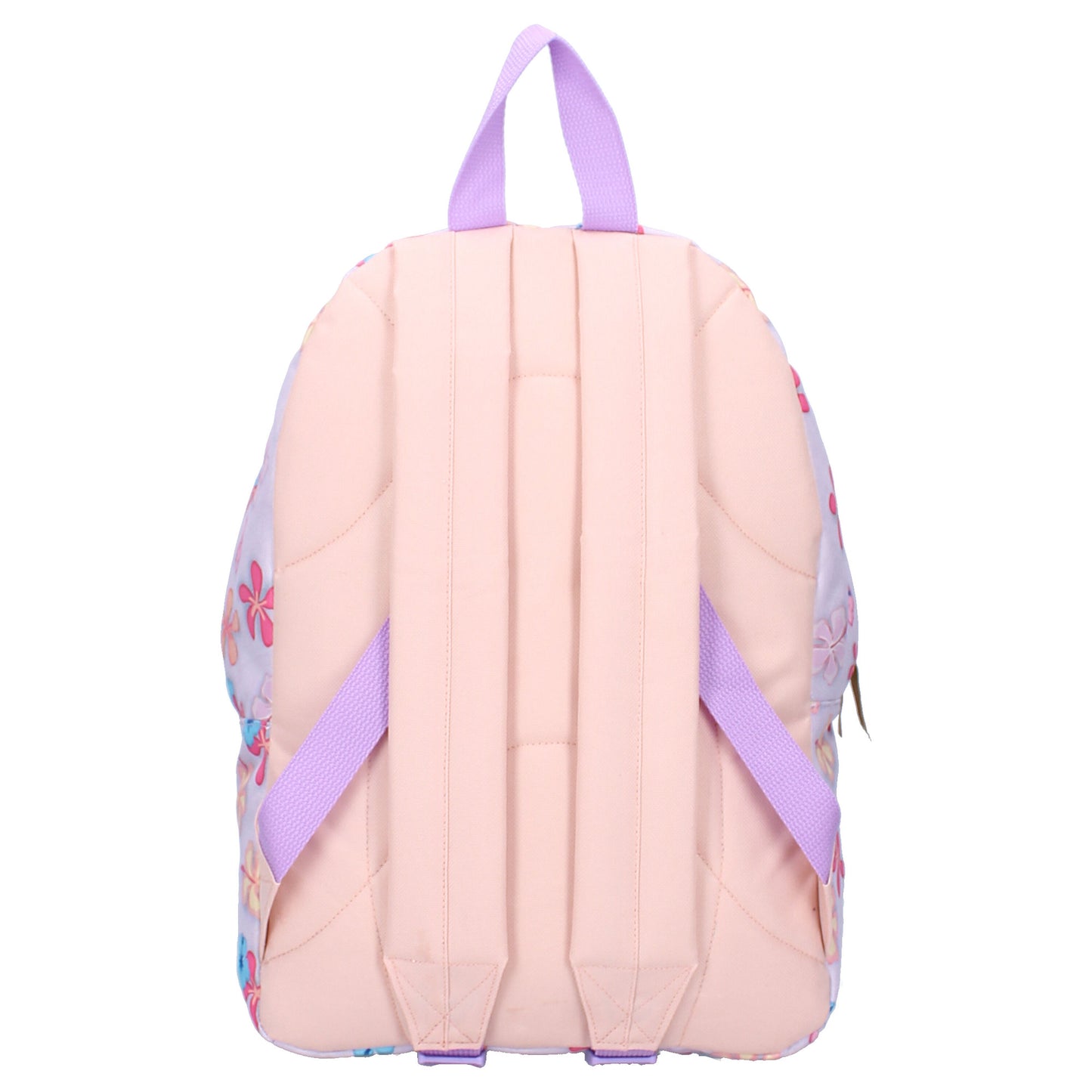 Disney Stitch Rucksack Kinder Blooming Bags Schulrucksack Lila Blumenmotiv