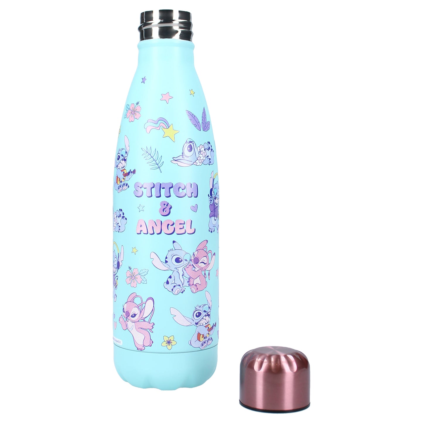 Lilo & Stitch Trinkflasche Wasserflasche 700 ml Flasche für Kinder, perfekt für Schule & Ausflüge