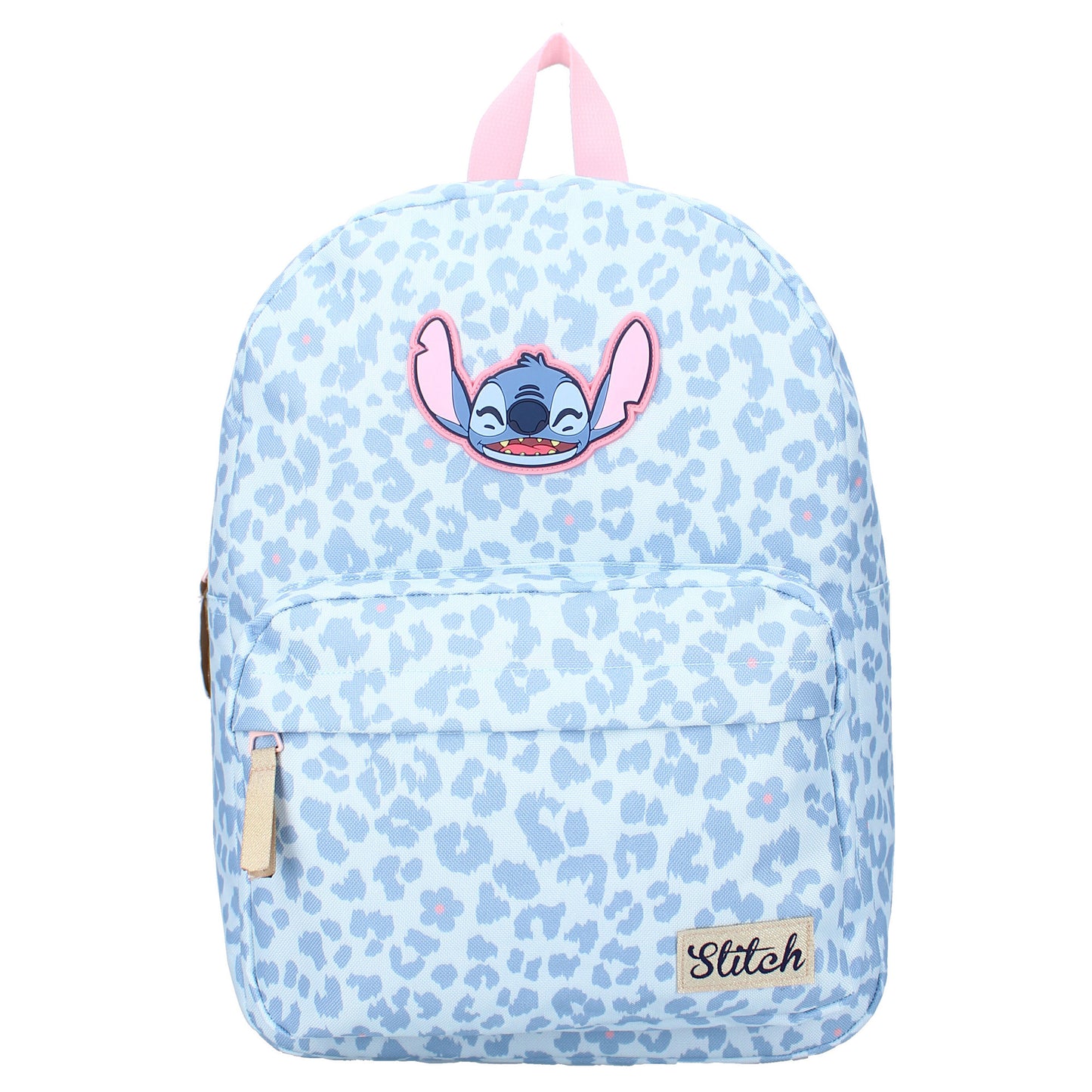 Disney Stitch Rucksack Kinder Blooming Bags Schulrucksack Lila Blumenmotiv