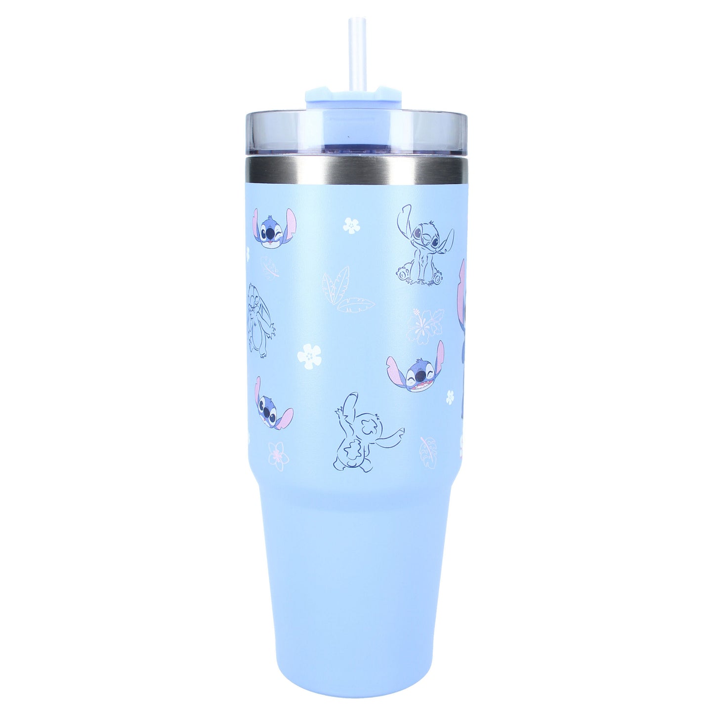 Disney Stitch Trinkflasche 900 ml Edelstahl Bottle mit Motiv & Tragegriff