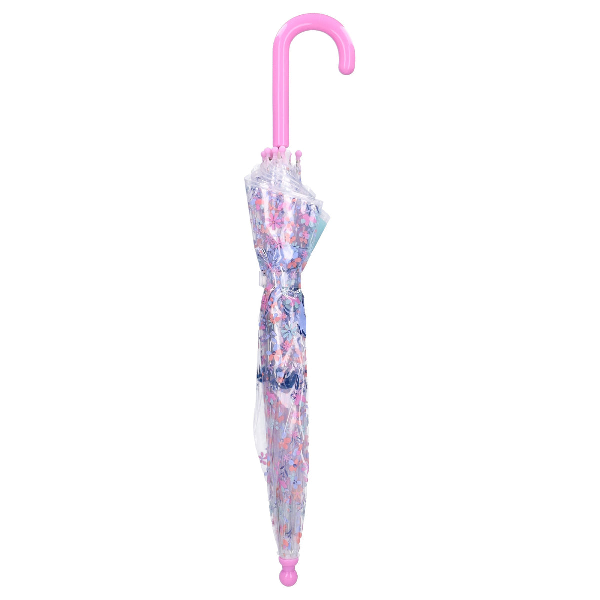 Disney Stitch Ø 71 cm Kinderregenschirm mit Blumenmuster für Mädchen