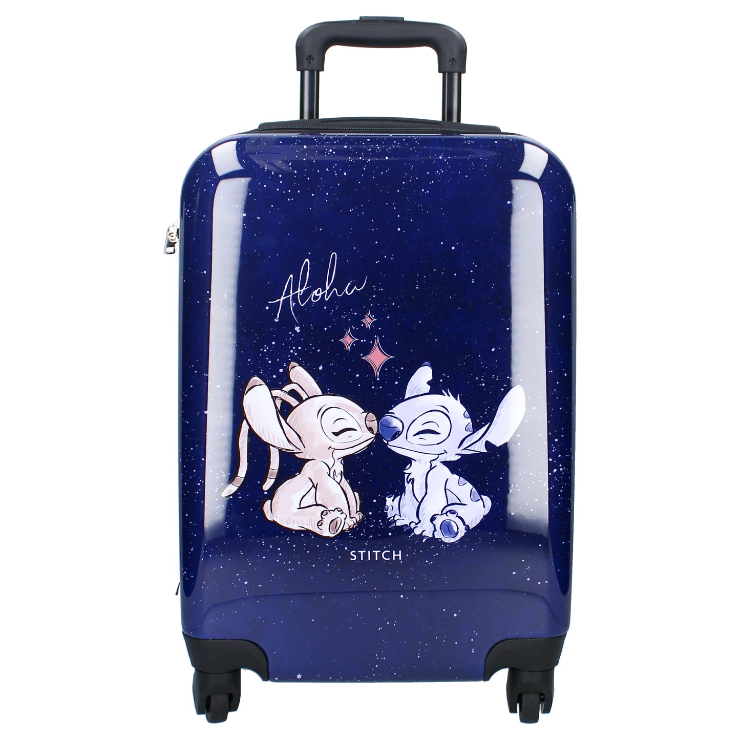 Lilo & Stitch Trolley Koffer 31 Liter Volumen Dunkelblau mit Stitch und Angel Motiv