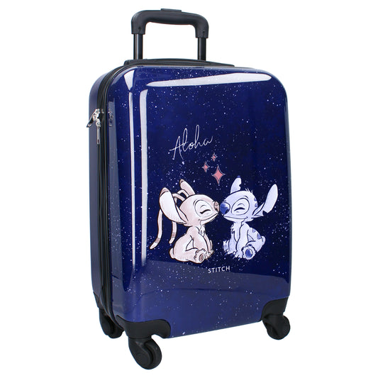 Lilo & Stitch Trolley Koffer 31 Liter Volumen Dunkelblau mit Stitch und Angel Motiv