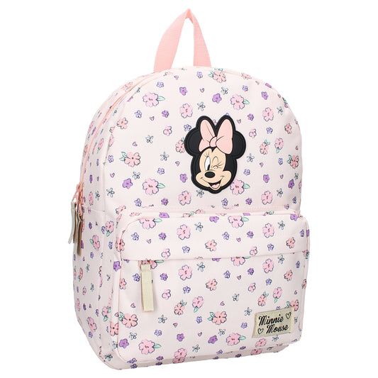 Disney Minnie Mouse Rucksack Kinder Blooming Bags Schulrucksack Rosa Blumenmotiv