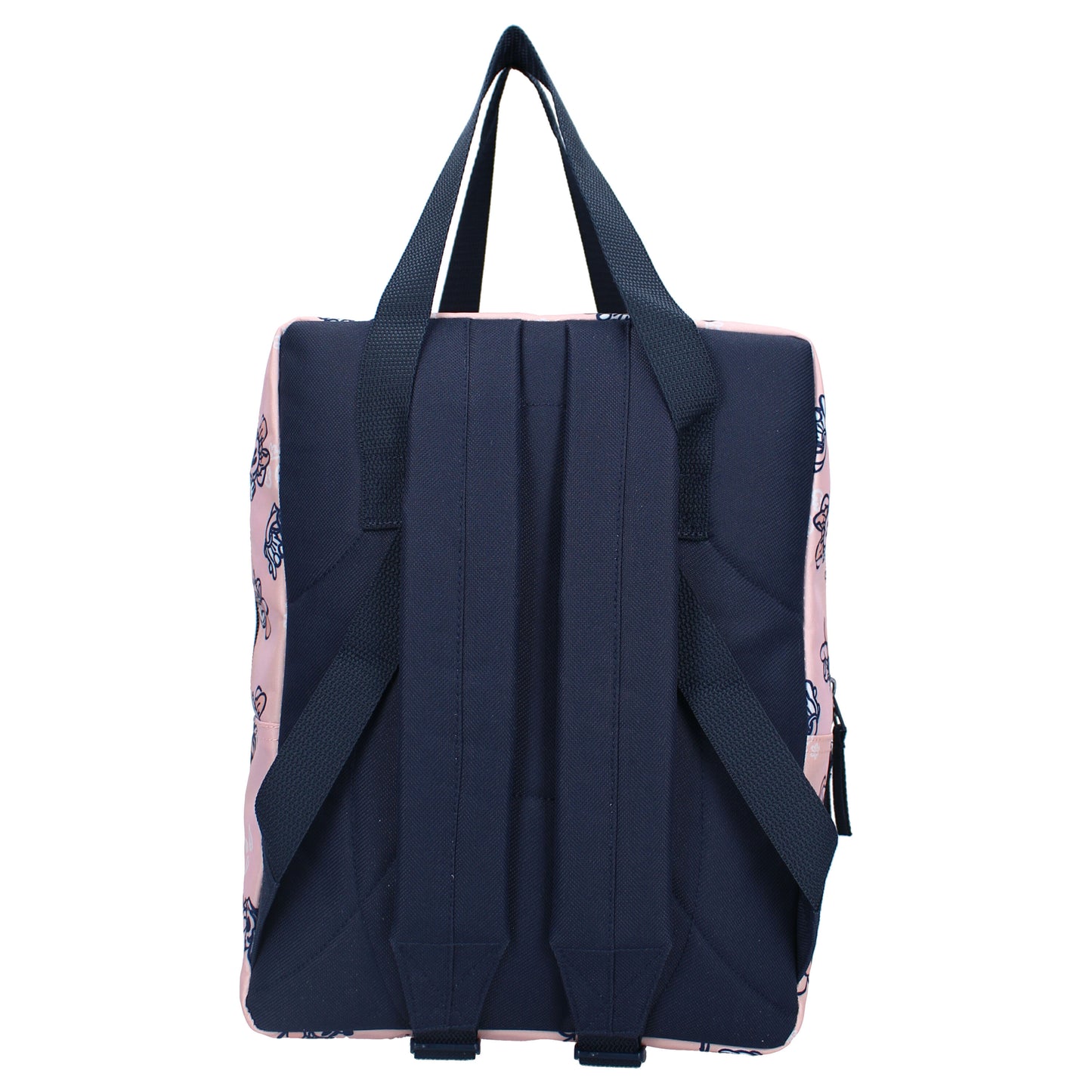 Disney Minnie Mouse Rucksack Schulrucksack Rosa mit Vordertasche und Reißverschluss für Kinder