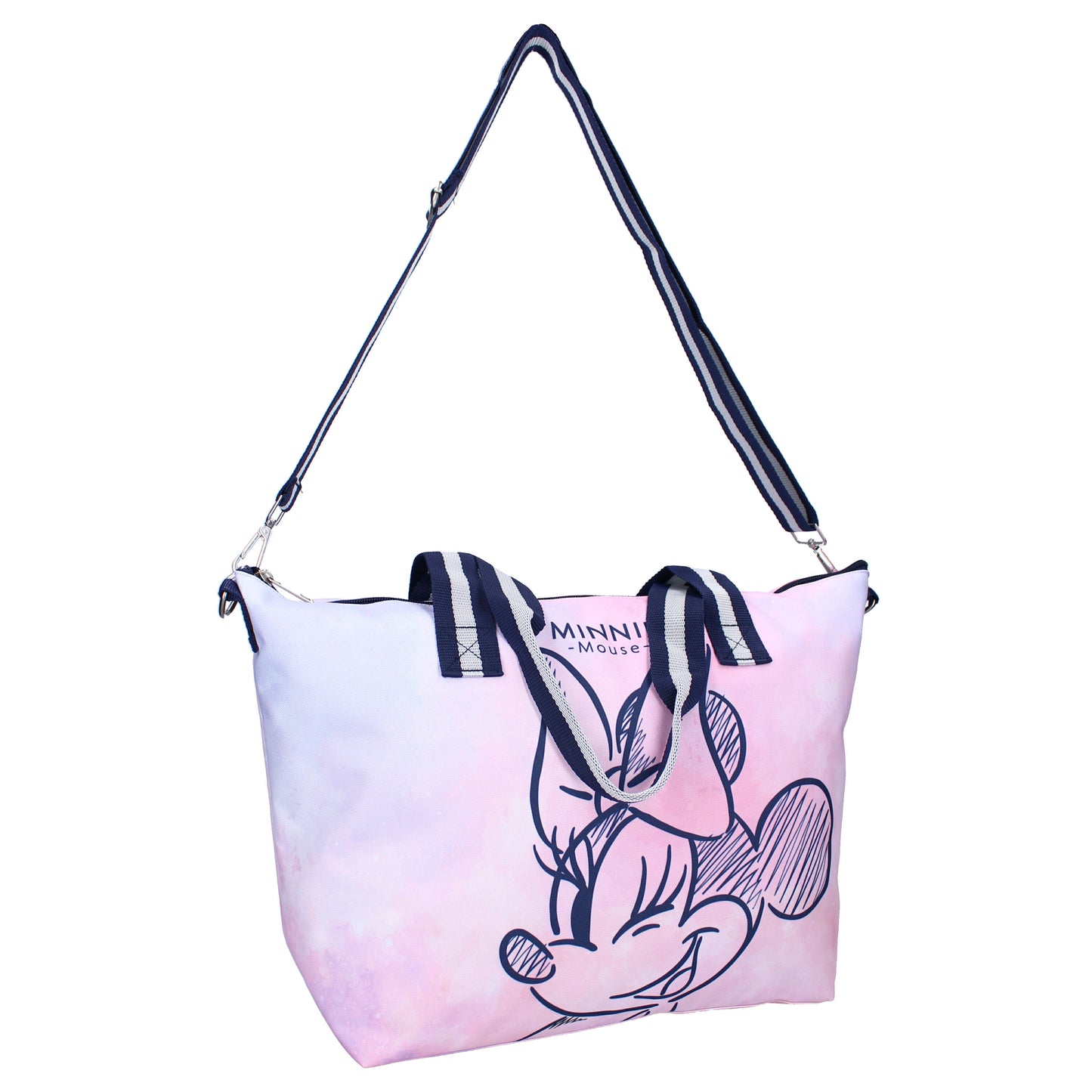 Disney Minnie Mouse Umhängetasche – modischer Shopper mit Reißverschluss