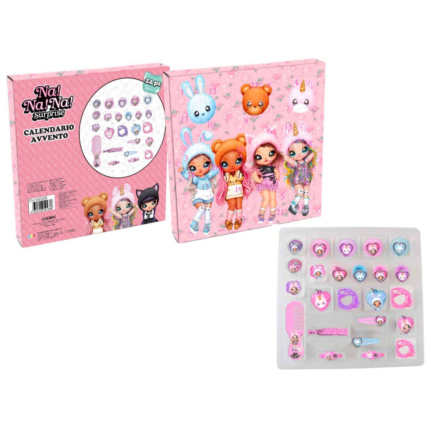 Na Na Na Surprise Kinder Adventskalender mit Accessoires für Styling und Spiel
