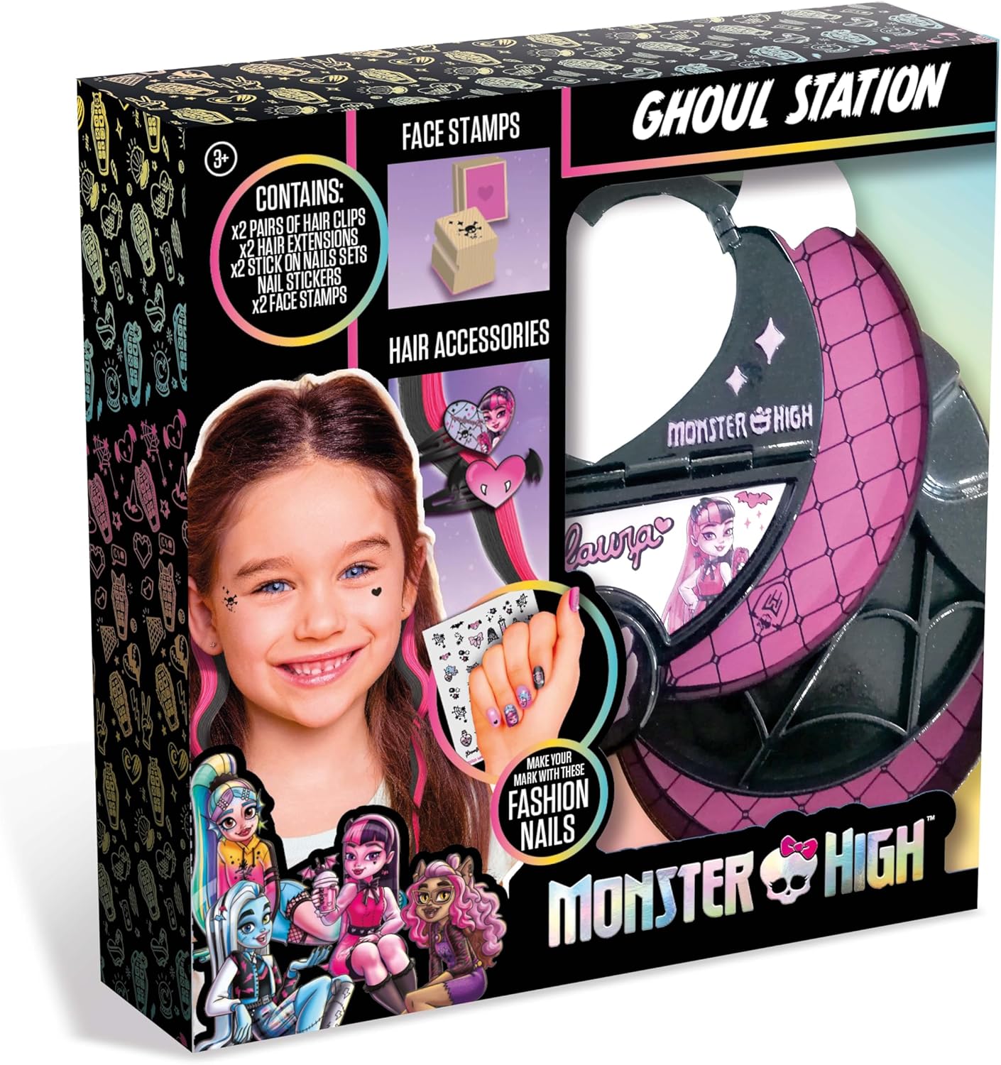 Monster High Ghoul Station für Mädchen Mode Nägel Haar Accessories