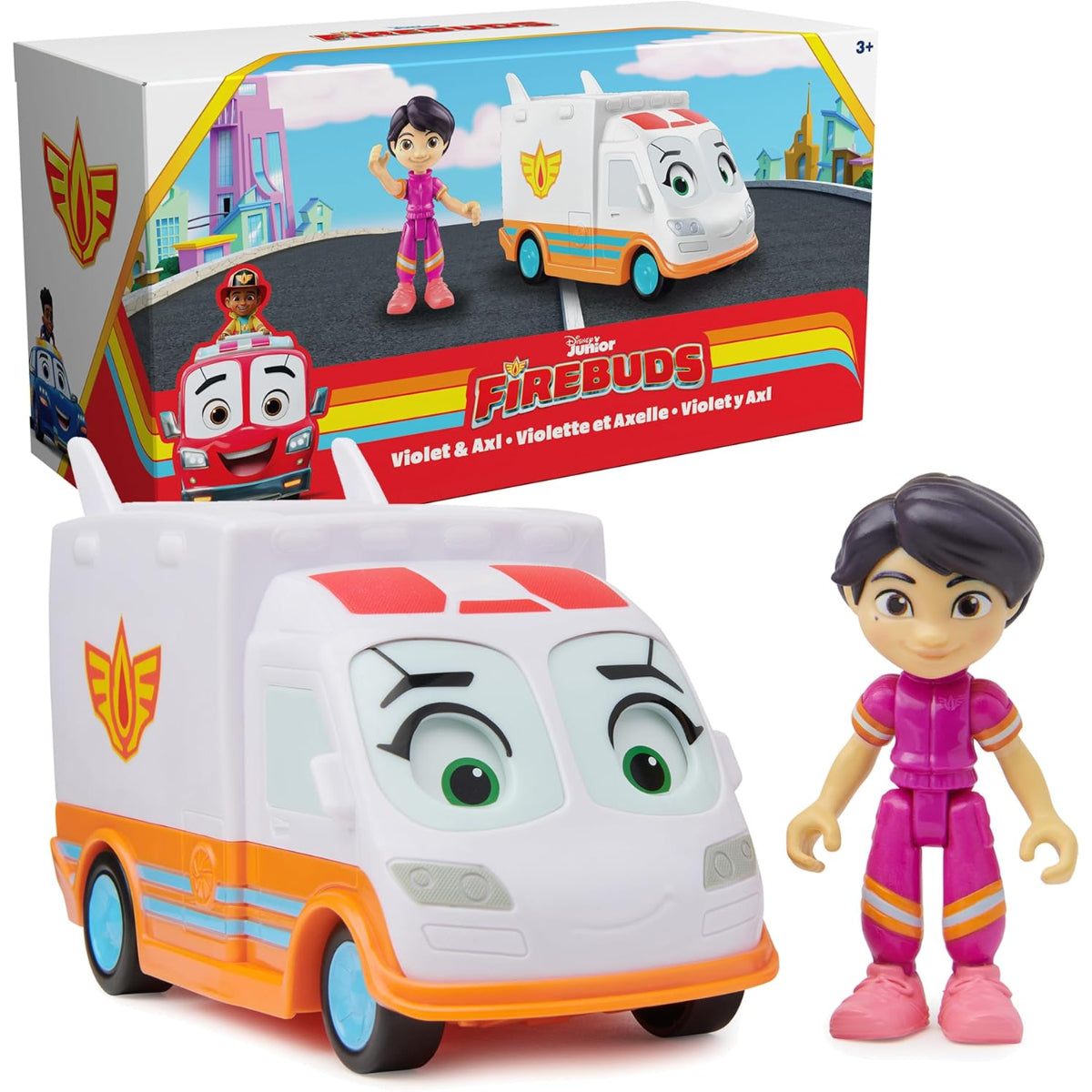 Disney Firebuds interaktives Rettungsfahrzeug mit Figur