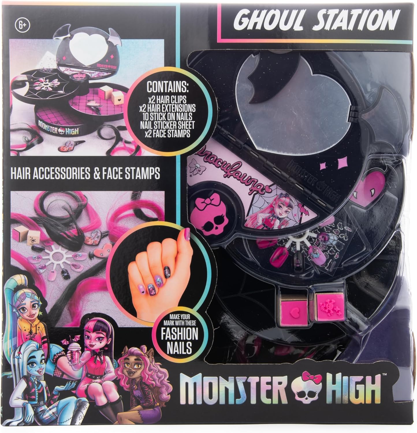 Monster High Ghoul Station für Mädchen Mode Nägel Haar Accessories