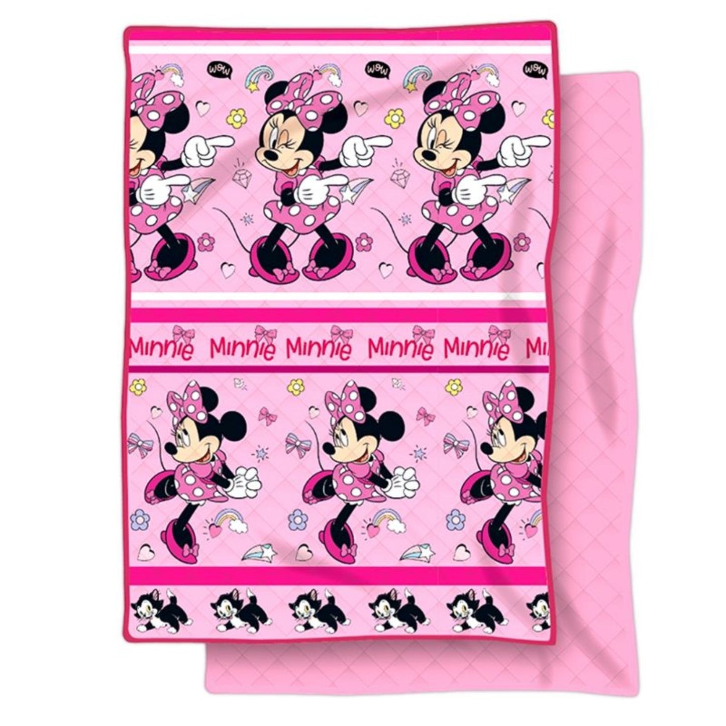 Minnie Mouse Bettdecke 250x150 cm Perfekte Tagesdecke für das Kinderzimmer