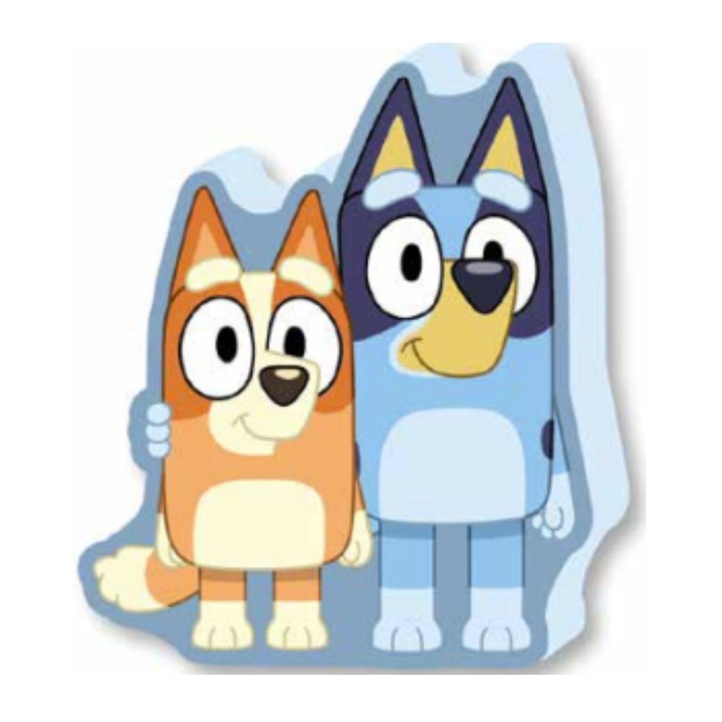 Bluey 40 cm 3D Dekokissen für Kinderzimmer und Spielbereich Weich & Gemütlich