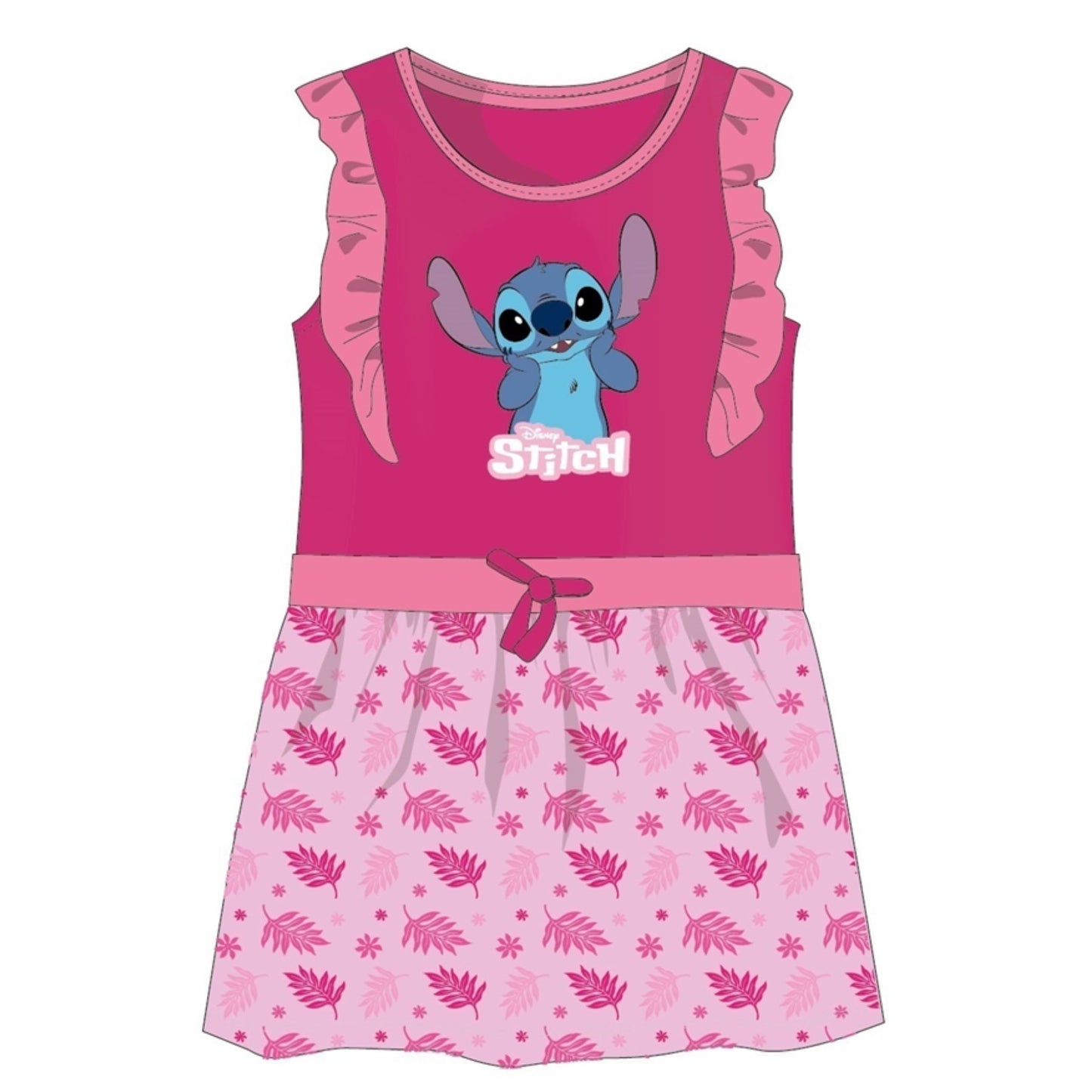 Lilo & Stitch Kleid für Mädchen – Freizeitkleid & Sommerkleid aus Baumwolle