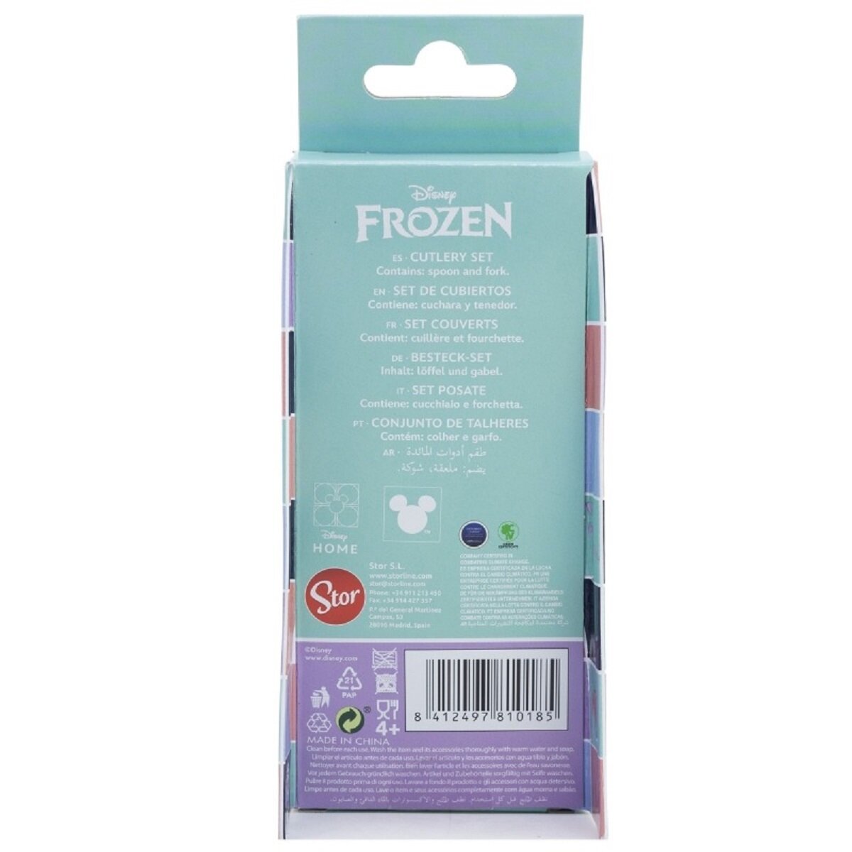 Frozen Kinderbesteck Set 2-teilig – Löffel & Gabel mit Motivgriffen