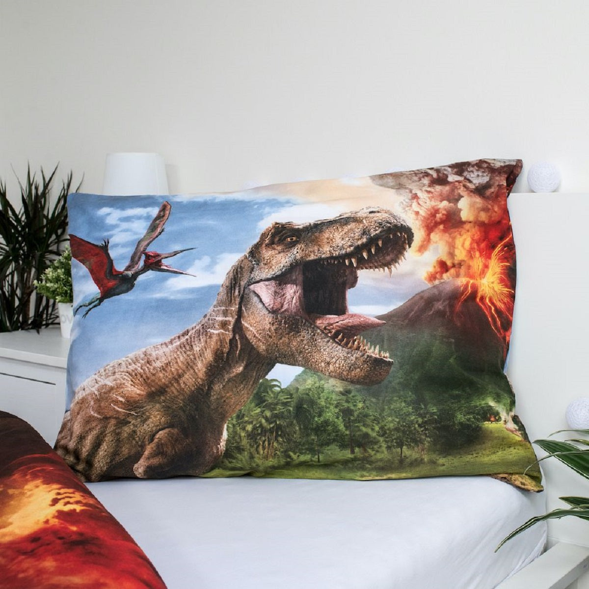 Jurassic World Kuschelige Bettwäsche Baumwolle, 140x200 cm & 70x90 cm