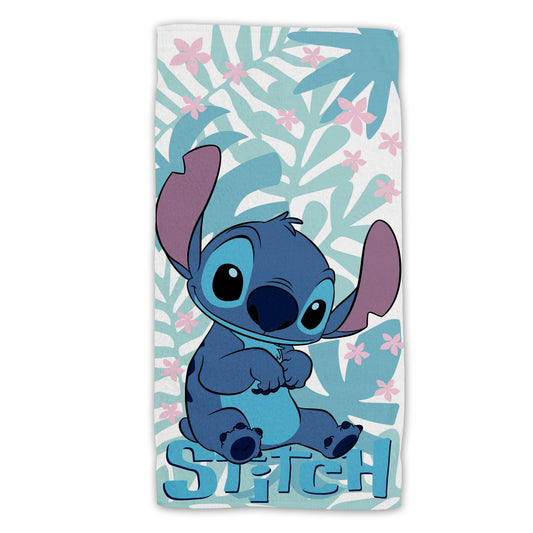 Lilo & Stitch Baumwolle Strandtuch Frottee Badetuch mit Premium Druck, 70x140 cm