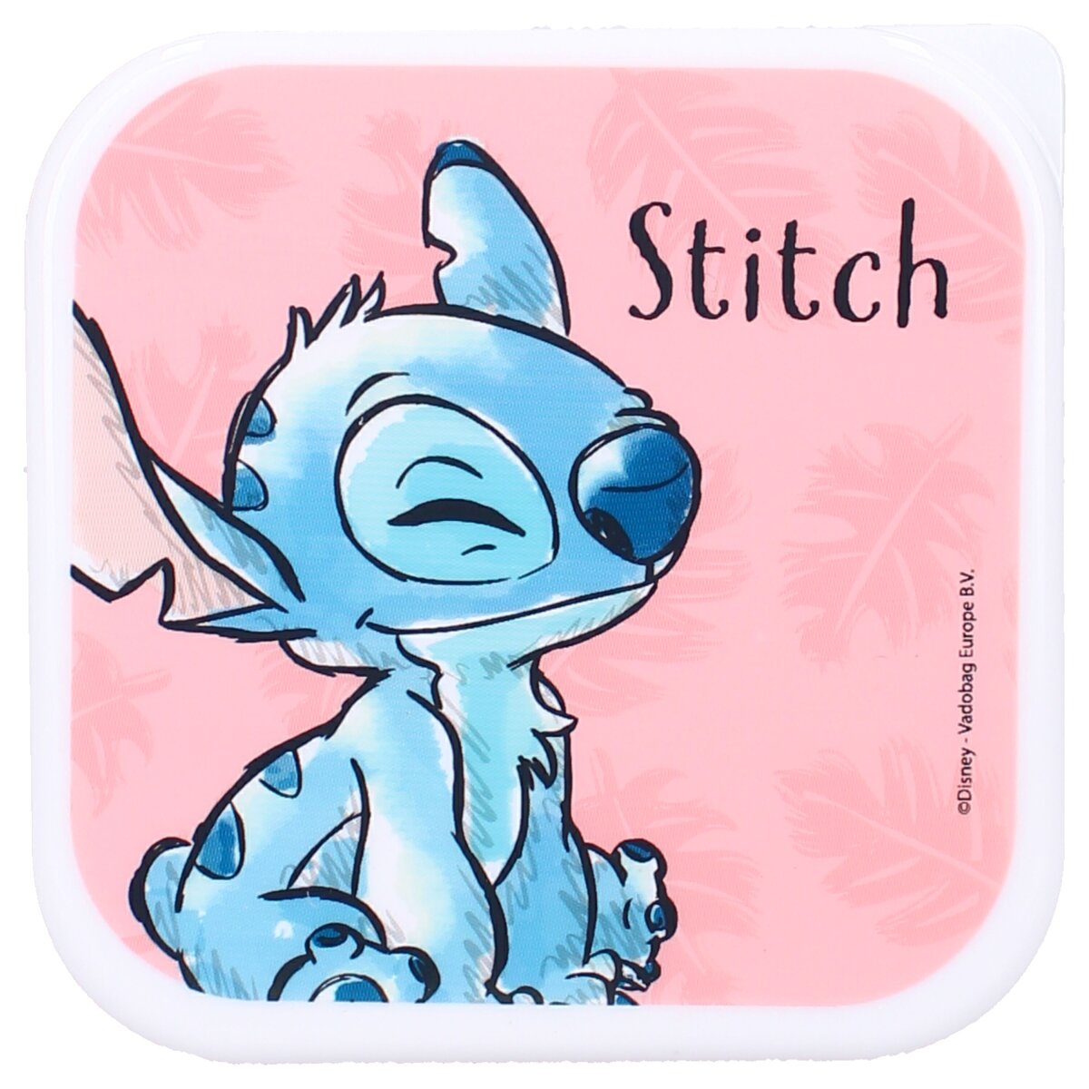Disney Stitch Brotdose Snackbox 3-in-1 Set mit stapelbaren Behältern