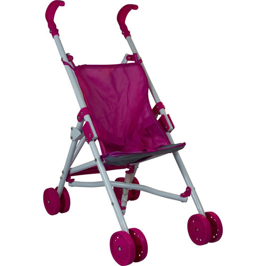 JollyLife Puppenwagen – klappbarer Buggy für Puppen bis 45 cm