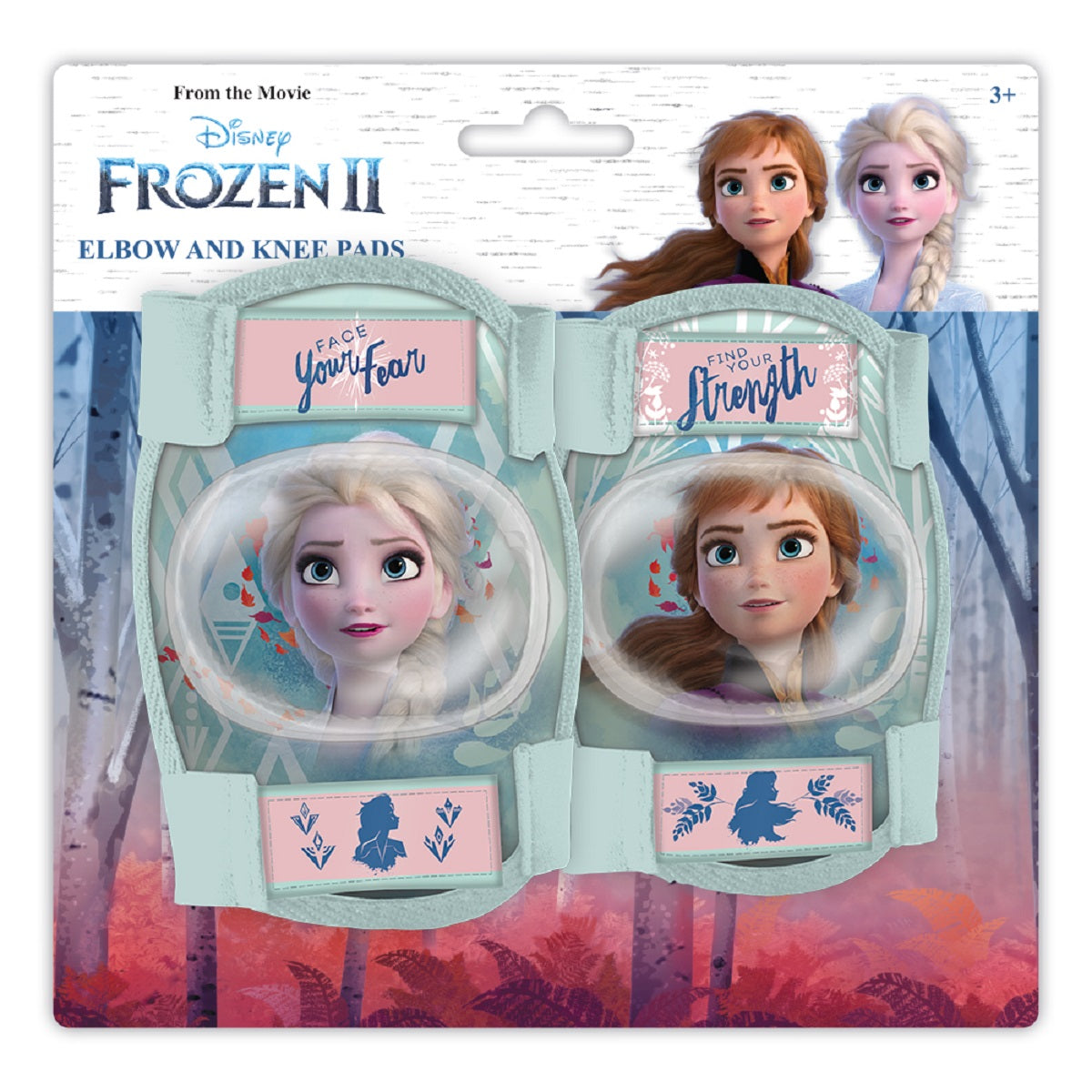 Disney Frozen 2 Schützer Knie und Ellenbogen für Kinder Perfekt für Fahrrad,Skaten