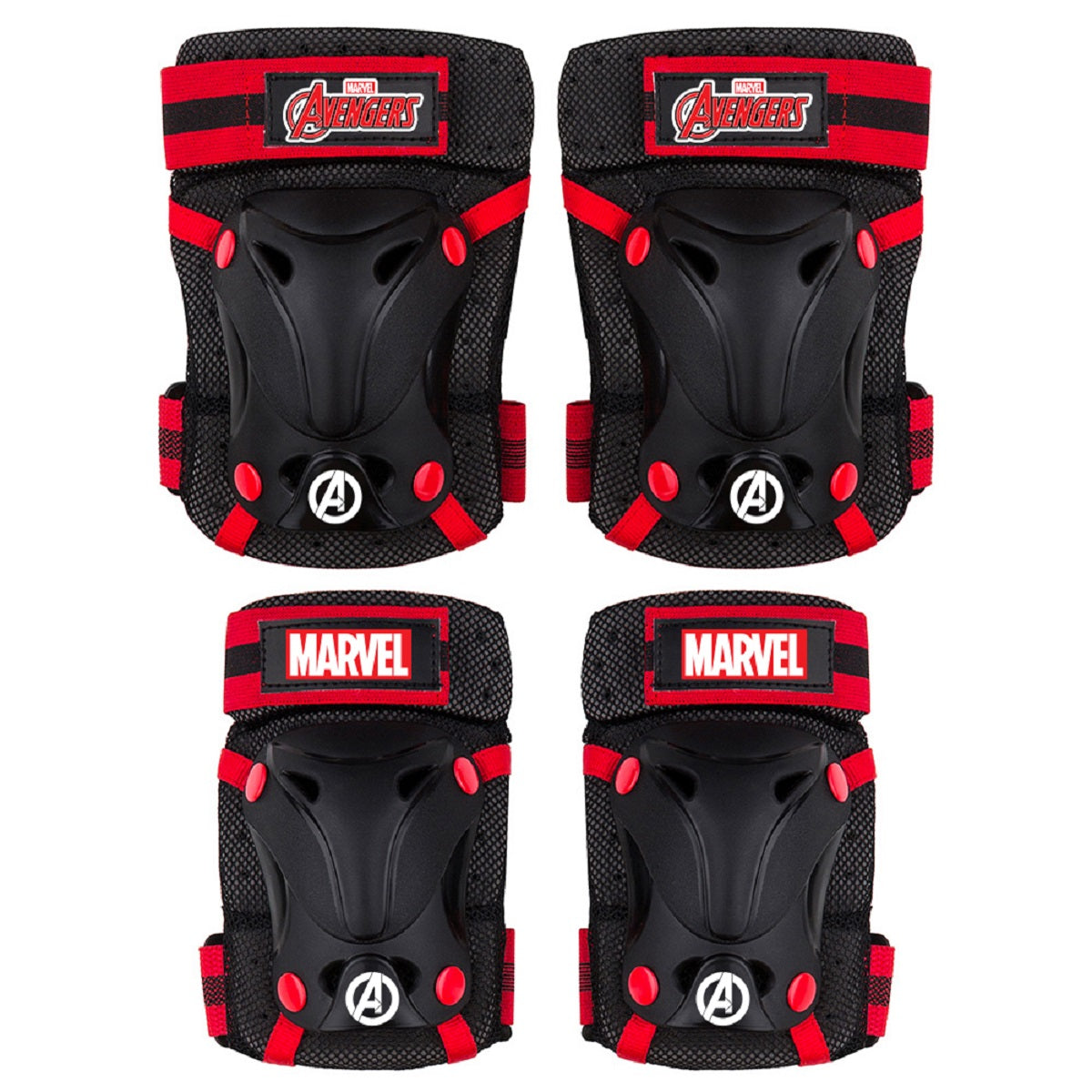 Marvel Avengers Schoner-Set – Skateboard & Inliner Schutz für Kinder
