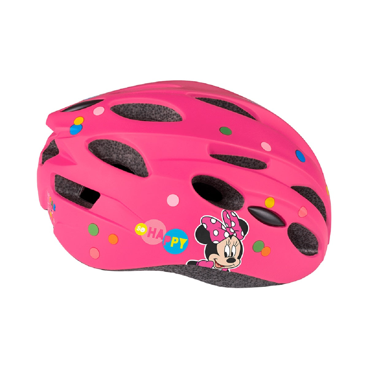 Disney Minnie Mouse Fahrradhelm für Mädchen Minnie, leicht, sicher, Größe M (52-56cm)
