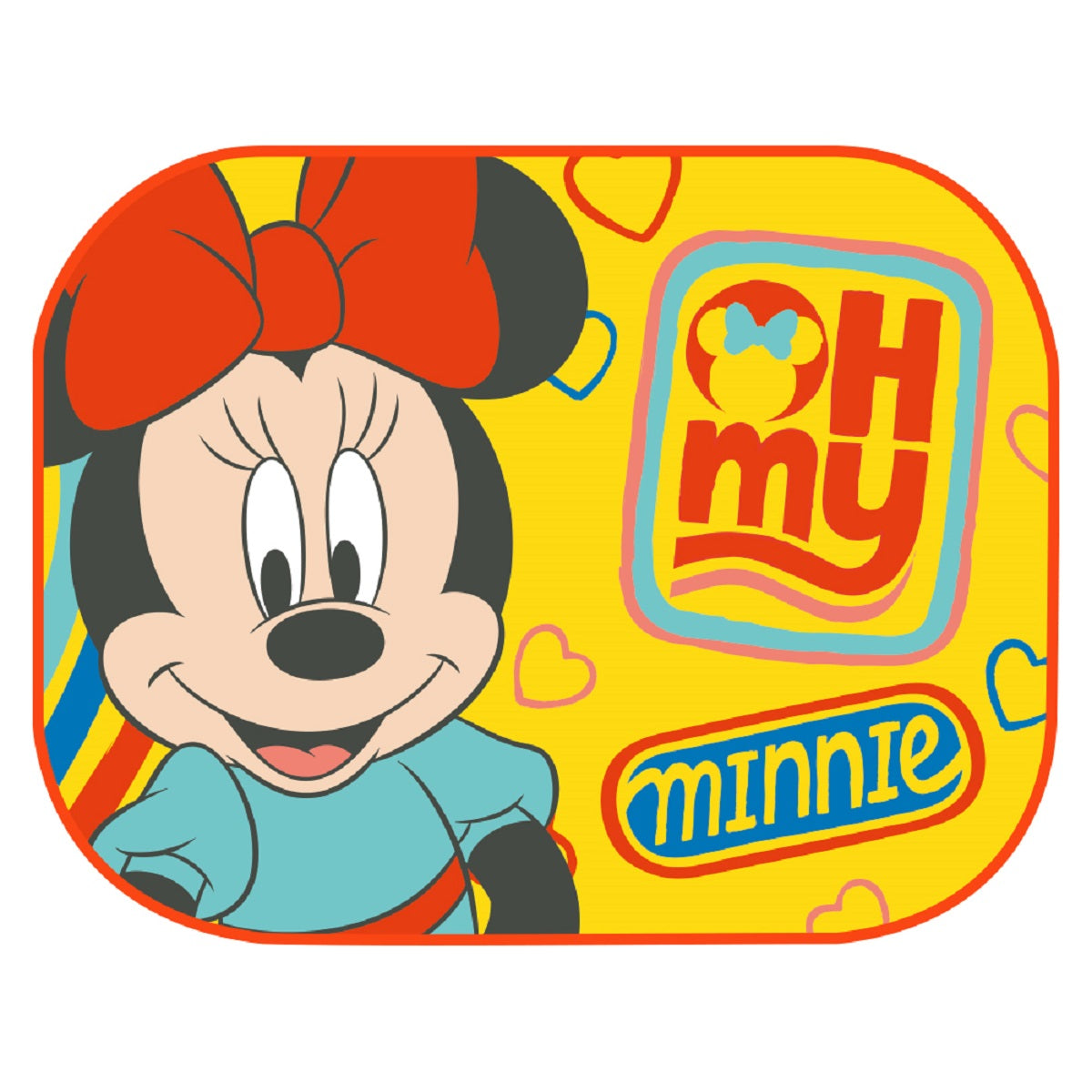 Disney Mickey & Minnie Sonnenschutz für Kinder, einfache Befestigung mit Saugnapf
