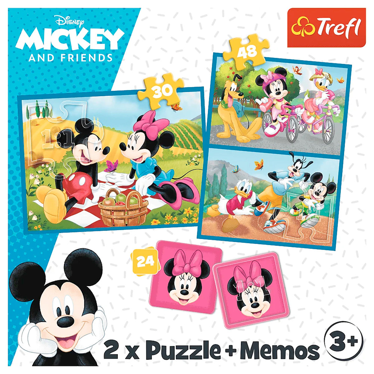 Disney Mickey Mouse Puzzle & Memory-Spiel in einem Set