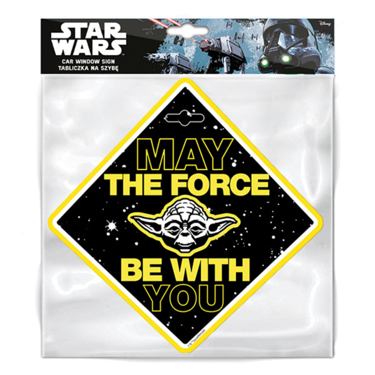 Star Wars Baby on Board Schild Auto mit Saugnapf Hinweis Schild fürs Fenster