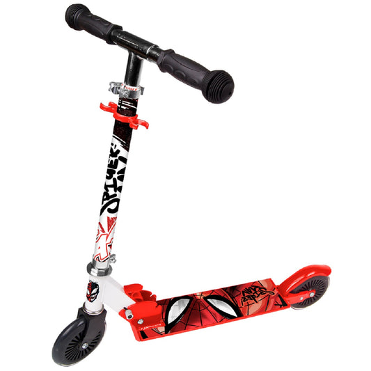 Spiderman 2-Rad Scooter Klappbar, rutschfest & sicher für Kinder