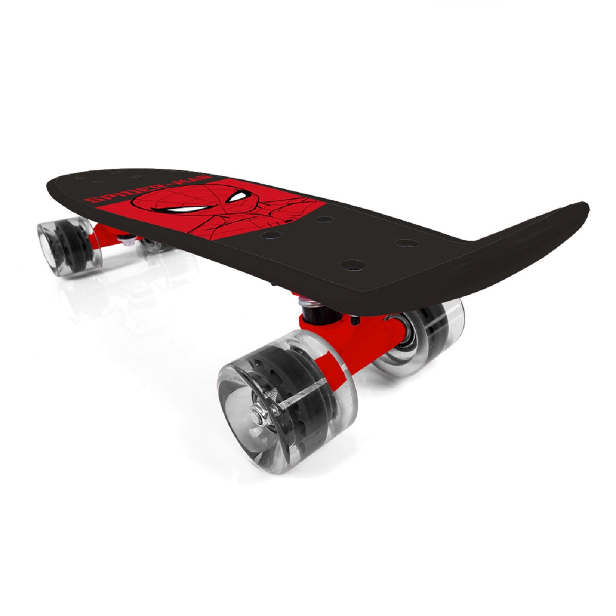 Spider-Man Pennyboard Robustes Polypropylen und Polyurethanräder