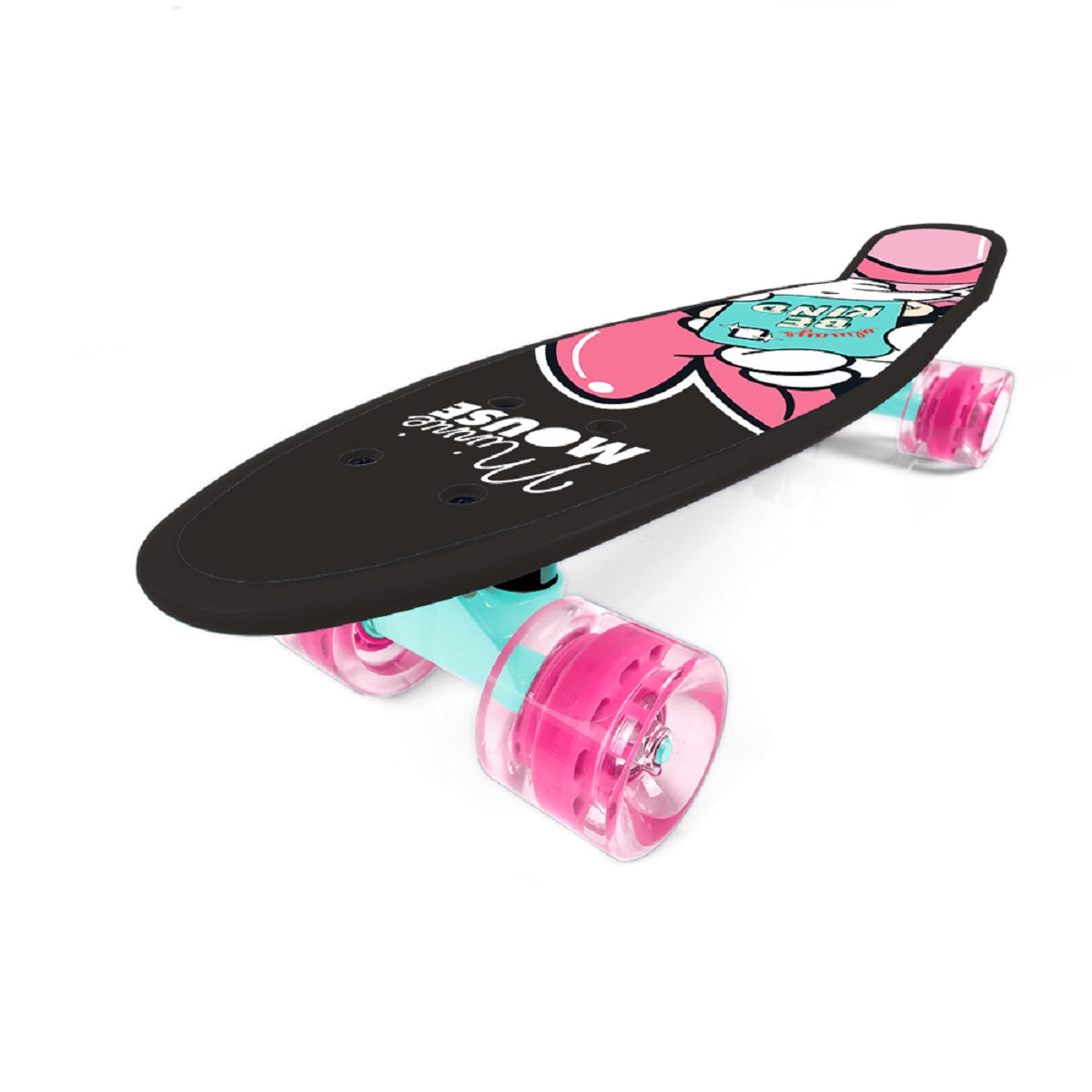 Disney Minnie Pennyboard Mit ABEC-7 Lagern und 90A Polyurethanrädern für sanfte Fahrt