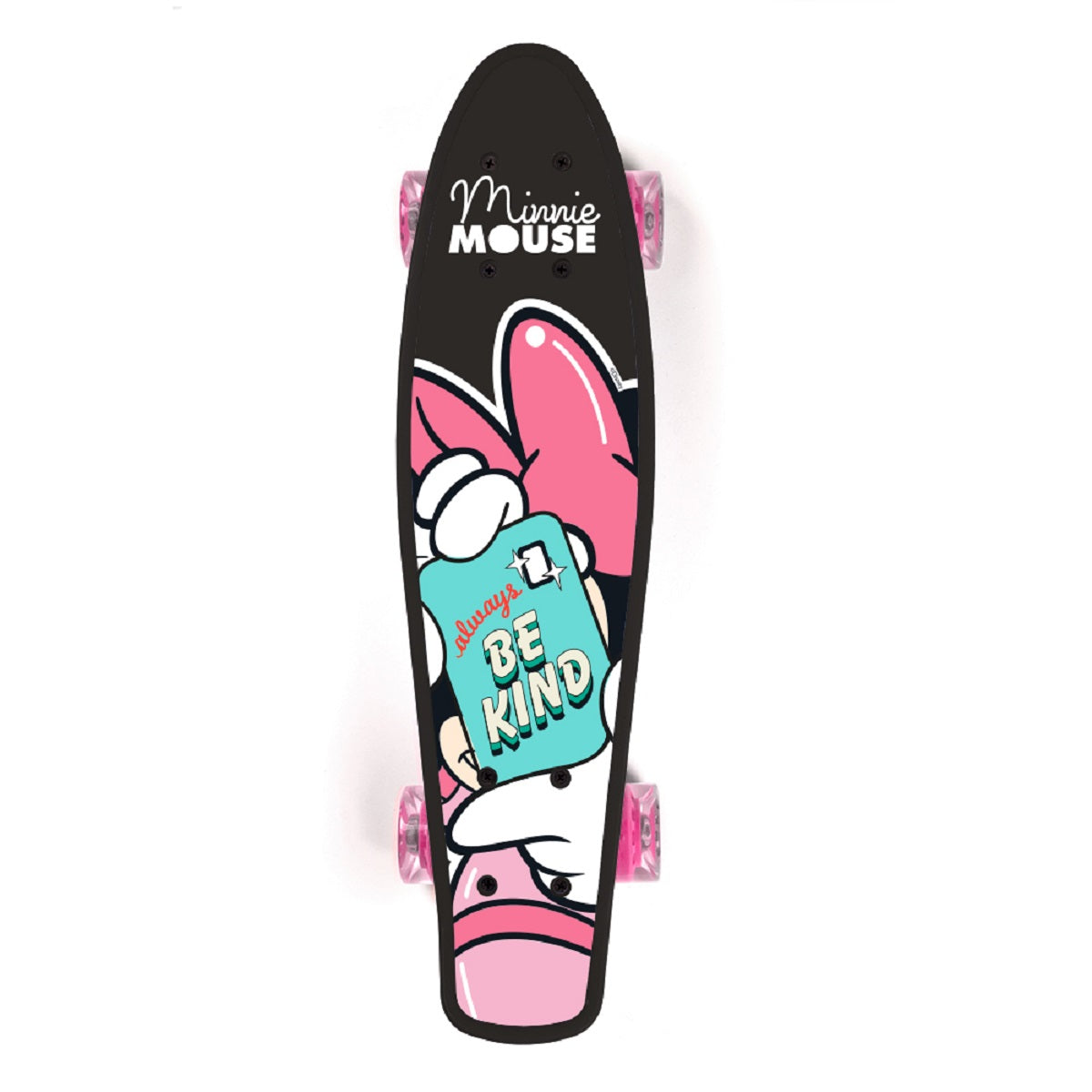 Disney Minnie Pennyboard Mit ABEC-7 Lagern und 90A Polyurethanrädern für sanfte Fahrt