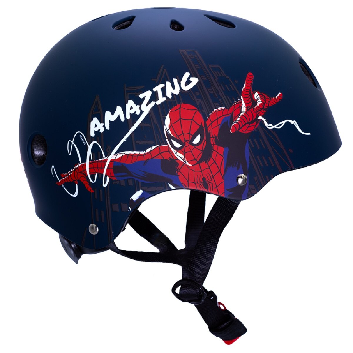 Marvel Spider-Man Sporthelm Leichter Kopfschutz für Kinder 52-56 cm