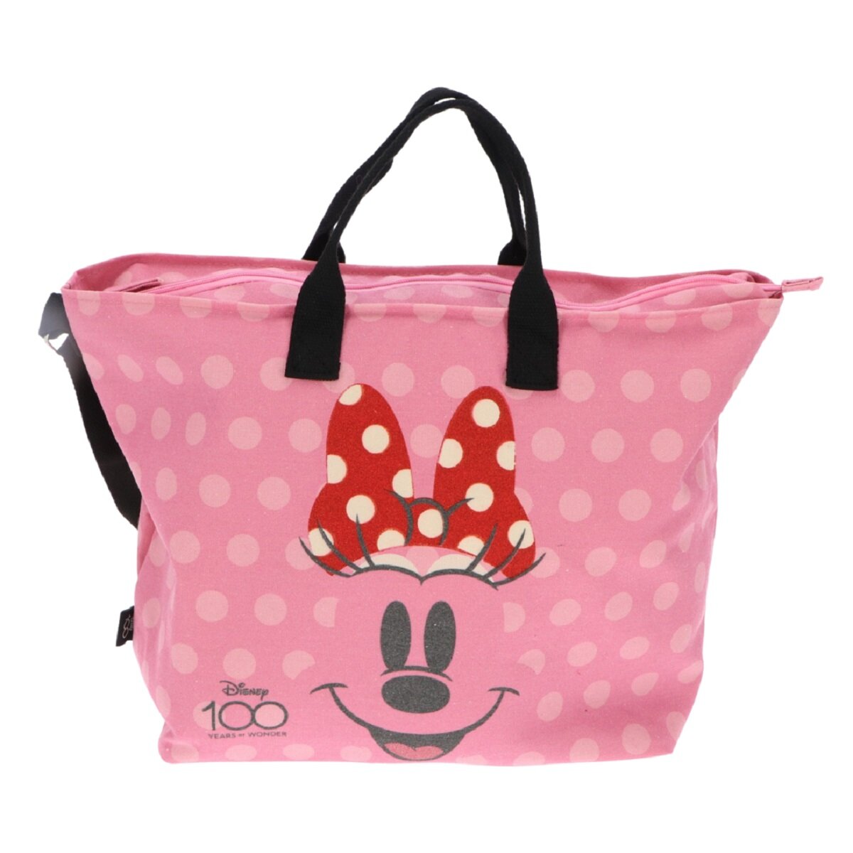 Minnie Mouse Schultertasche Umhängetasche – Große Baumwolltasche 32x34 cm