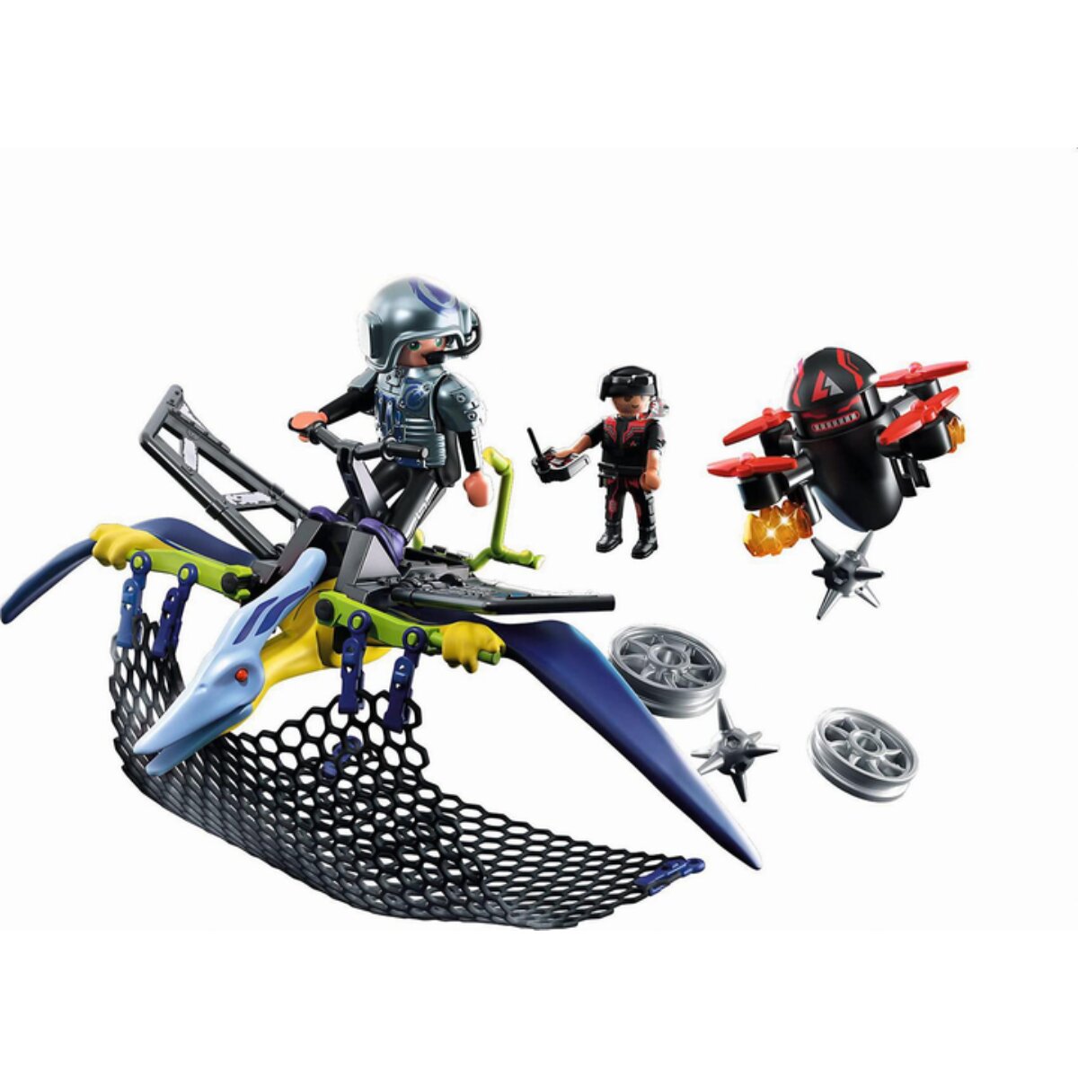 PLAYMOBIL Dino Rise Set – Pteranodon mit Ausrüstung & Figur